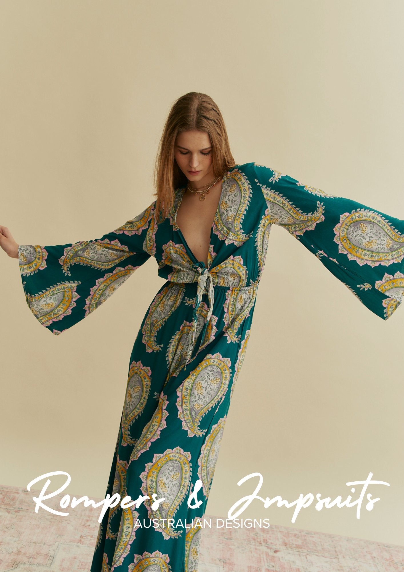 Jaase Roses Playsuit