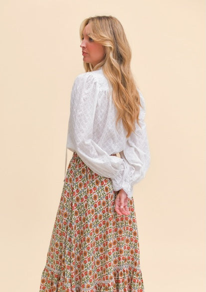 HARLOWE PRINT DAPHNE SKIRT