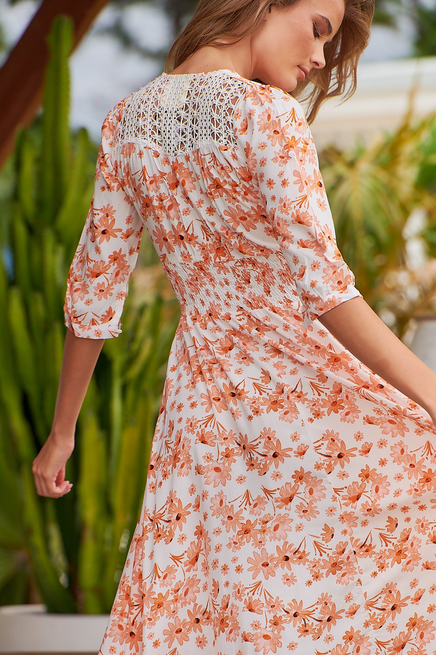 ACACIA PRINT INDIANA MAXI DRESS