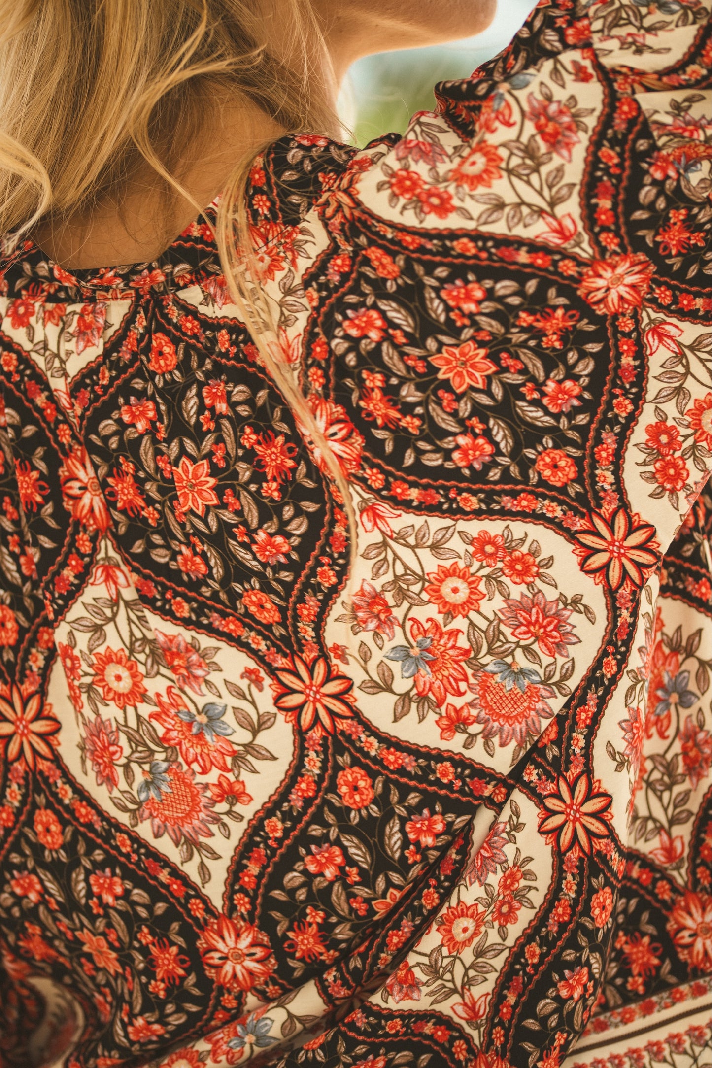 AISHA PRINT MARFA TOP