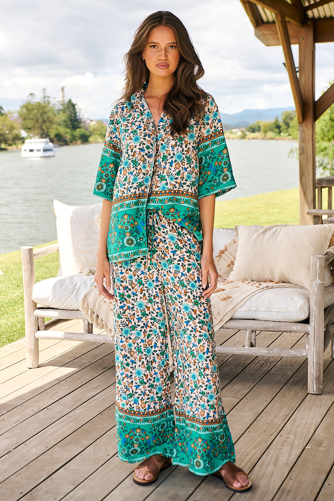BELOVED PRINT BROOKES PANT