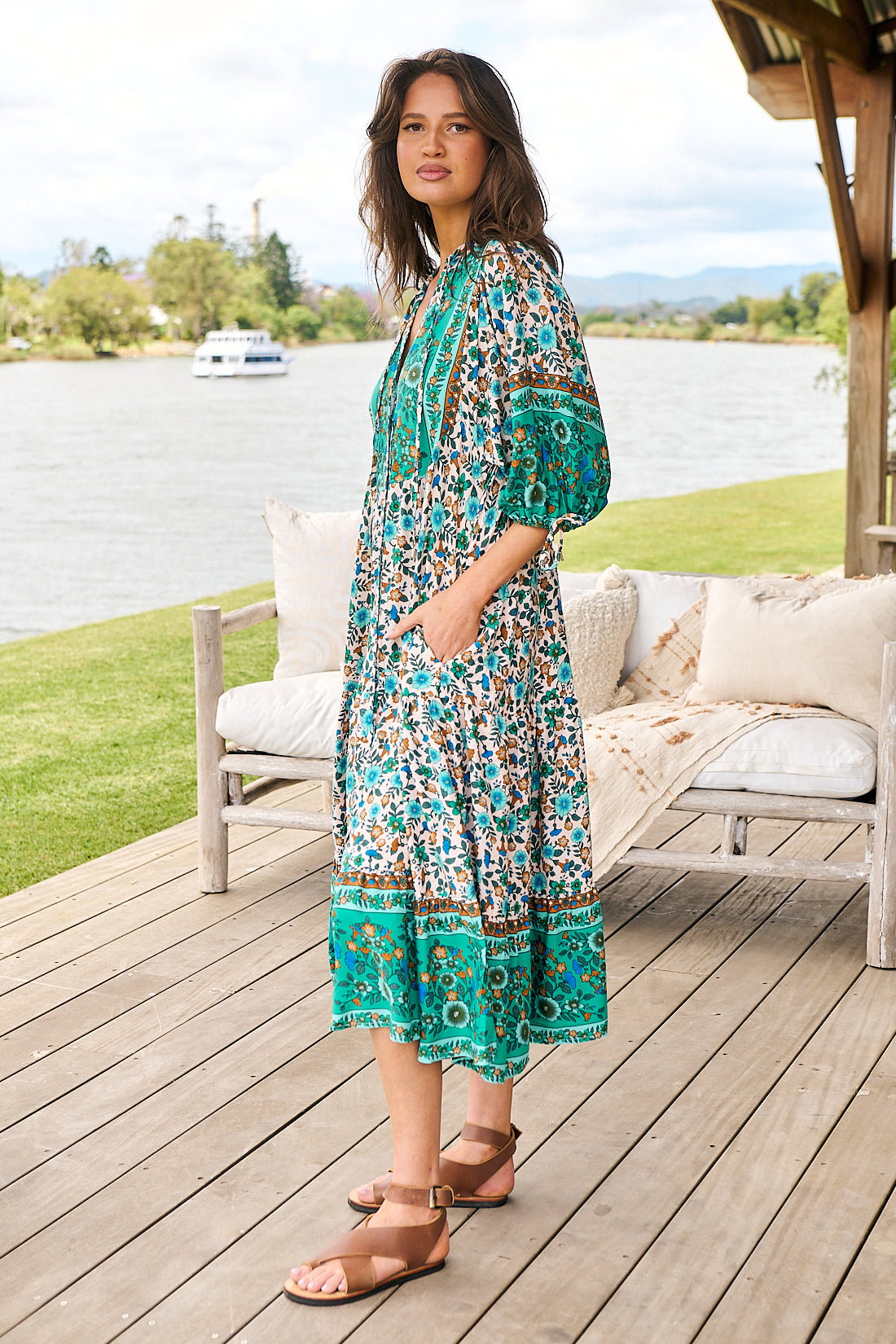 BELOVED PRINT RIA DRESS