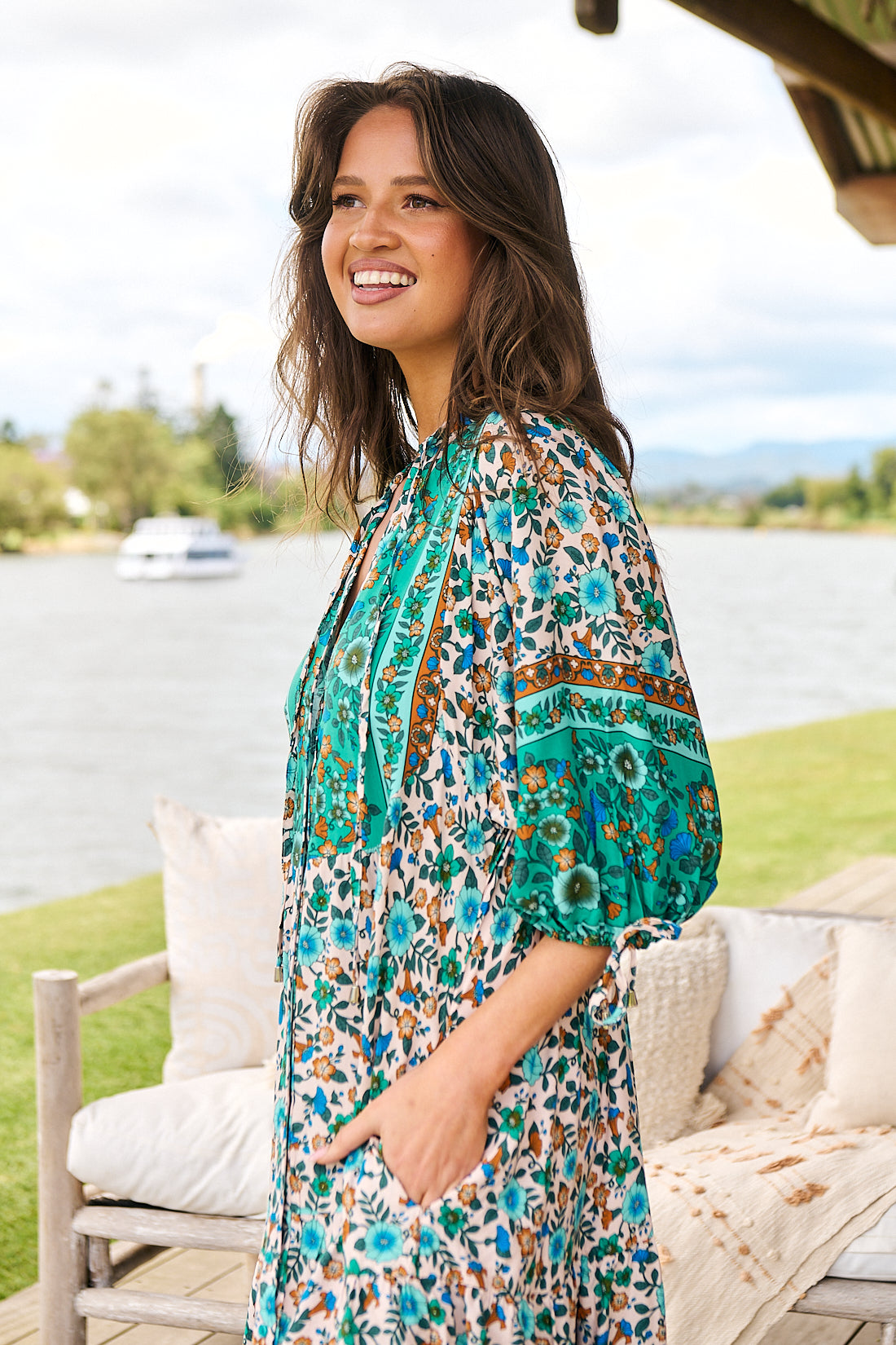 BELOVED PRINT RIA DRESS