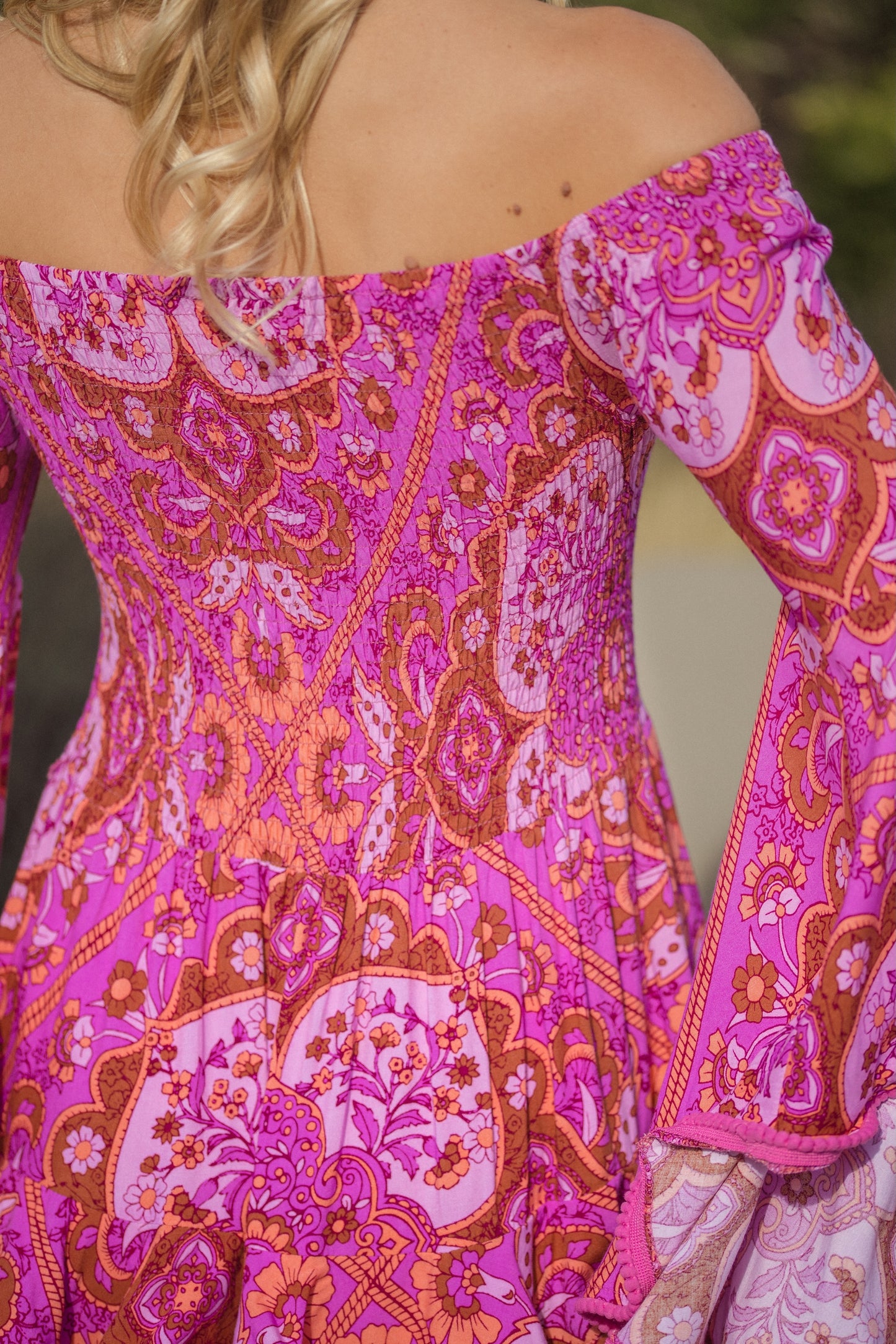 COSMIC PRINT PRIMROSE DRESS