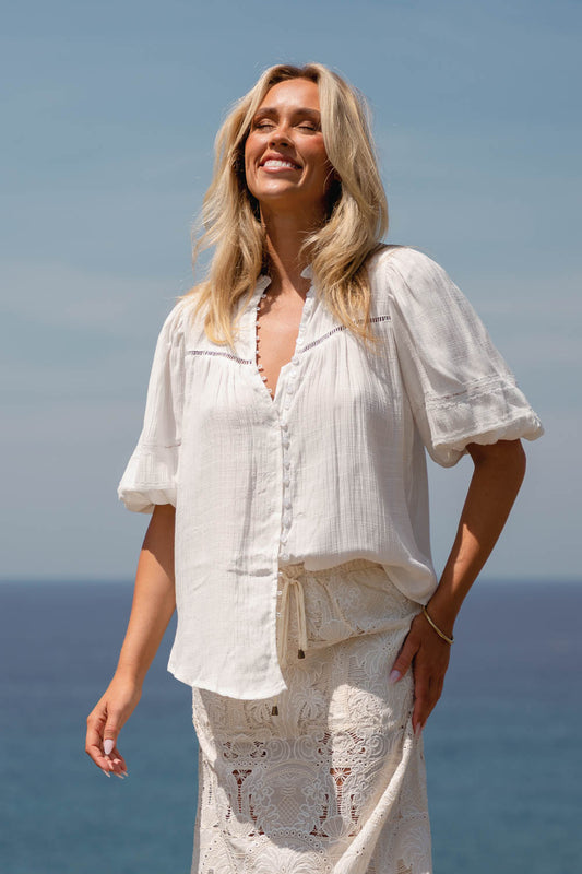 ETHEREA EMBROIDERED CYRA BLOUSE