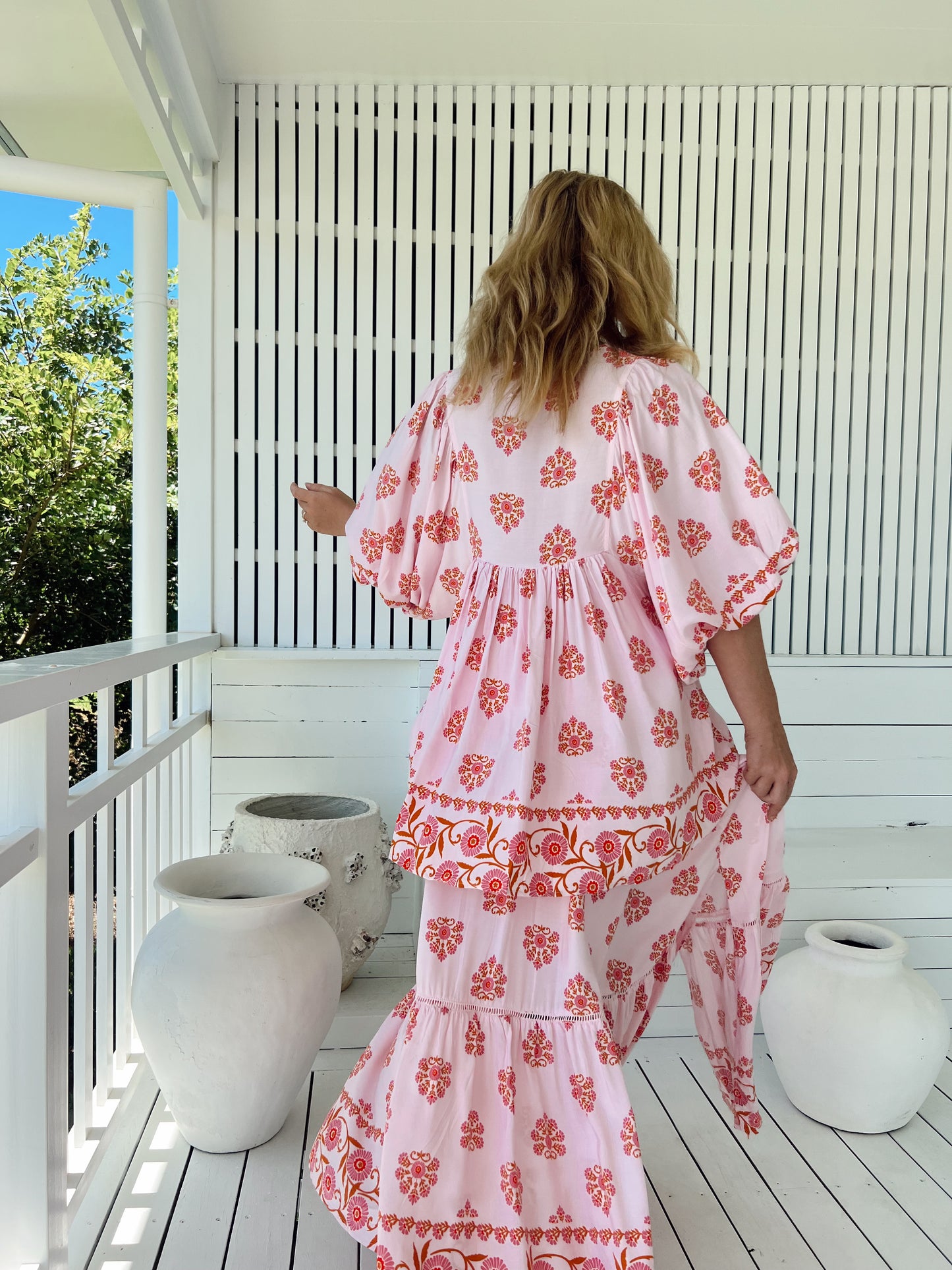 DESERT WILDFLOWERS PRINT POLLI BLOUSE