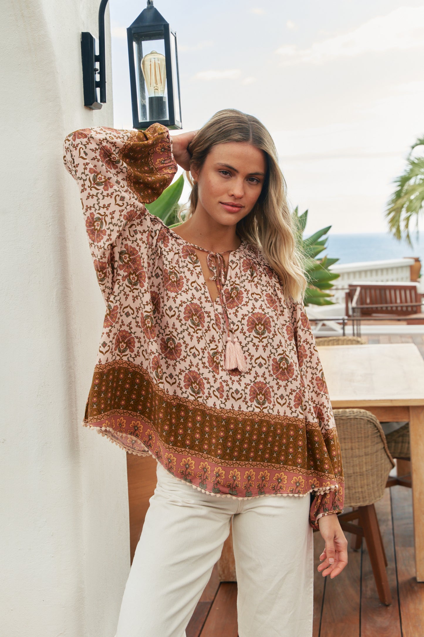 WILD GYPSY PRINT RUE TOP