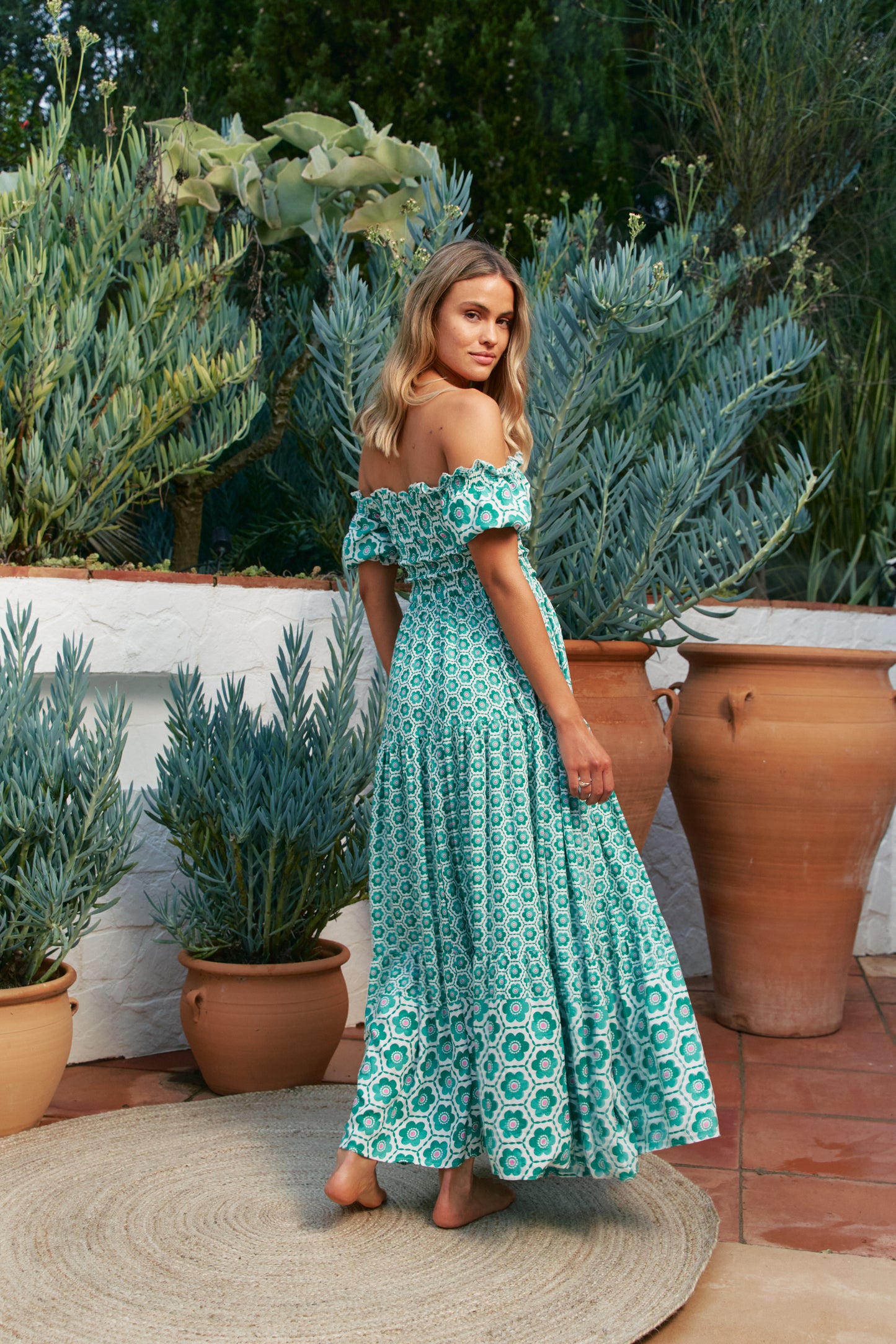 WATERMELON SUGAR PRINT CLAUDETTE MAXI DRESS
