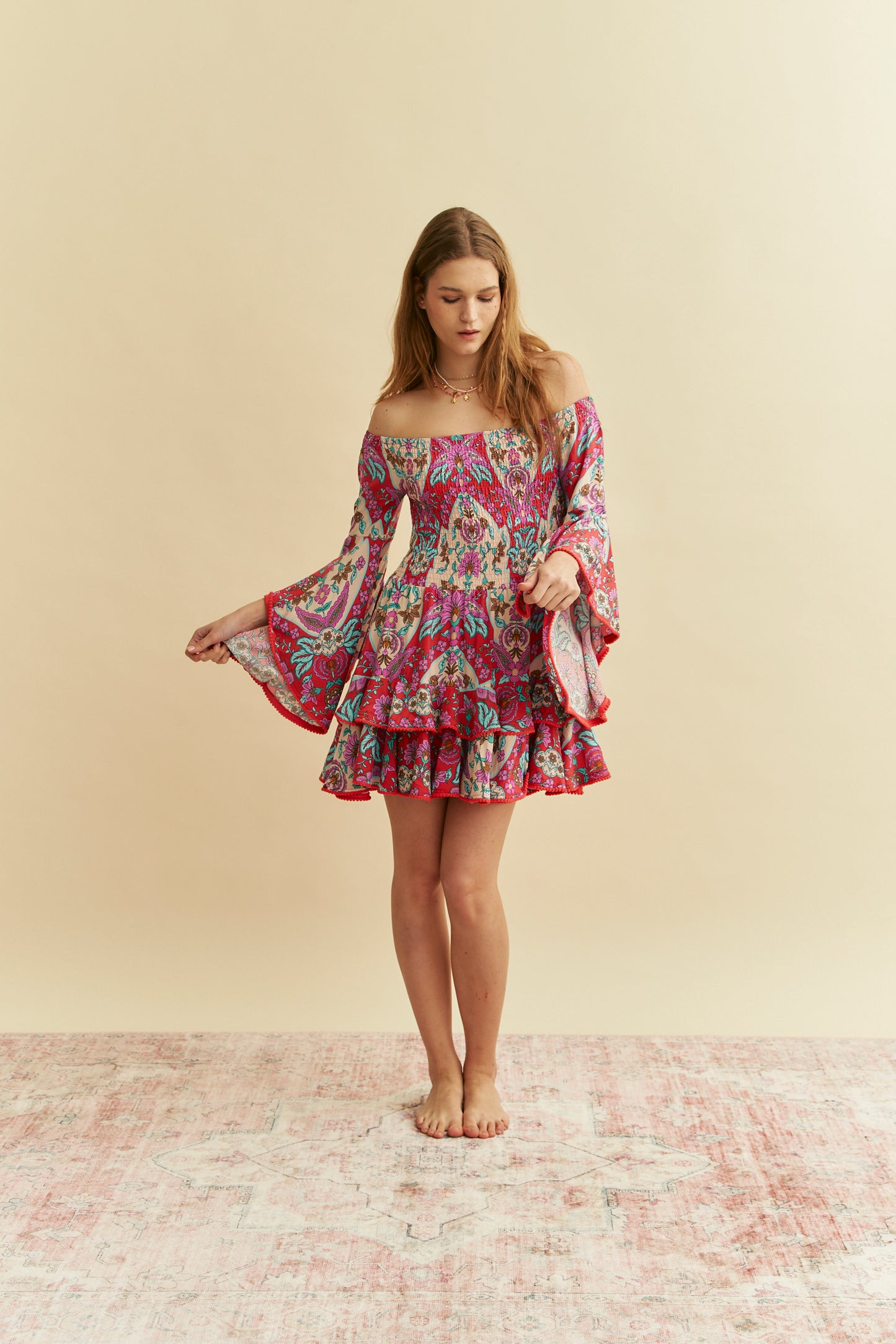 BAPTISTE PRINT PRIMROSE DRESS