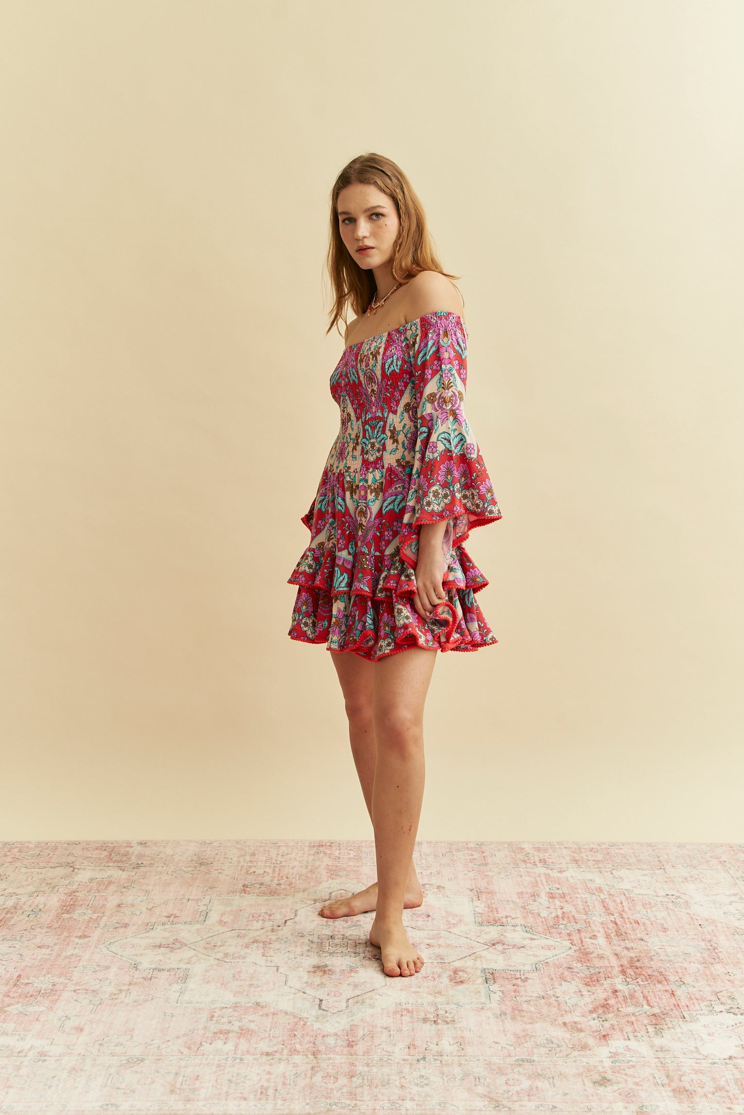 BAPTISTE PRINT PRIMROSE DRESS