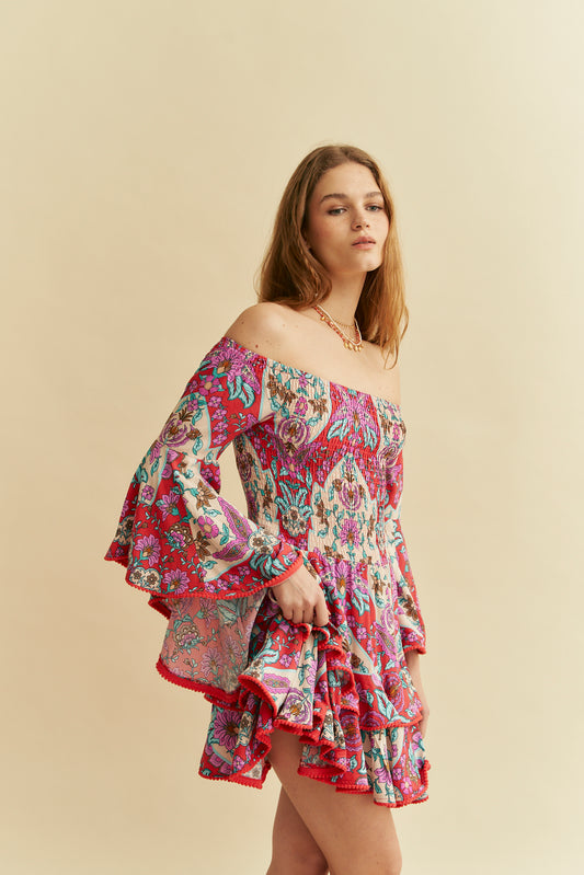 BAPTISTE PRINT PRIMROSE DRESS