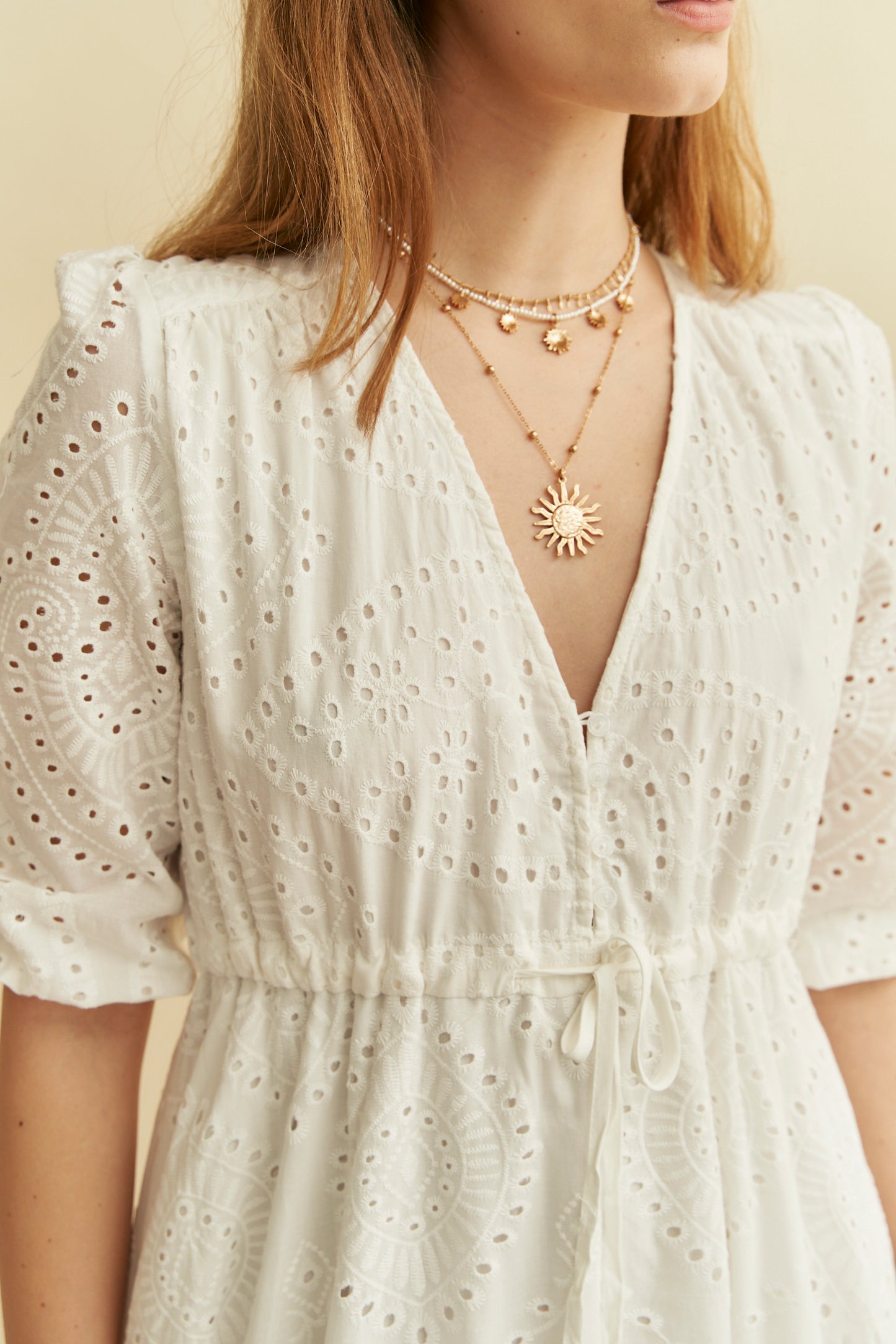 EMBROIDERED TESSA MAXI