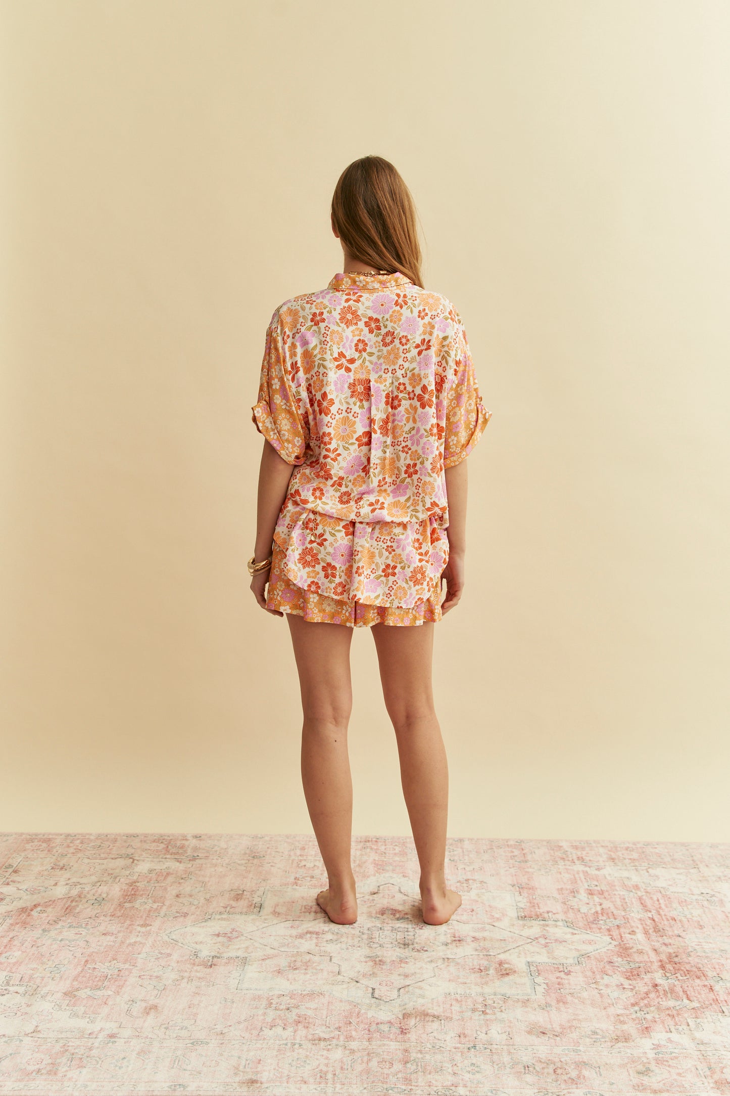 CRYSTAL PRINT PAIGE SHIRT