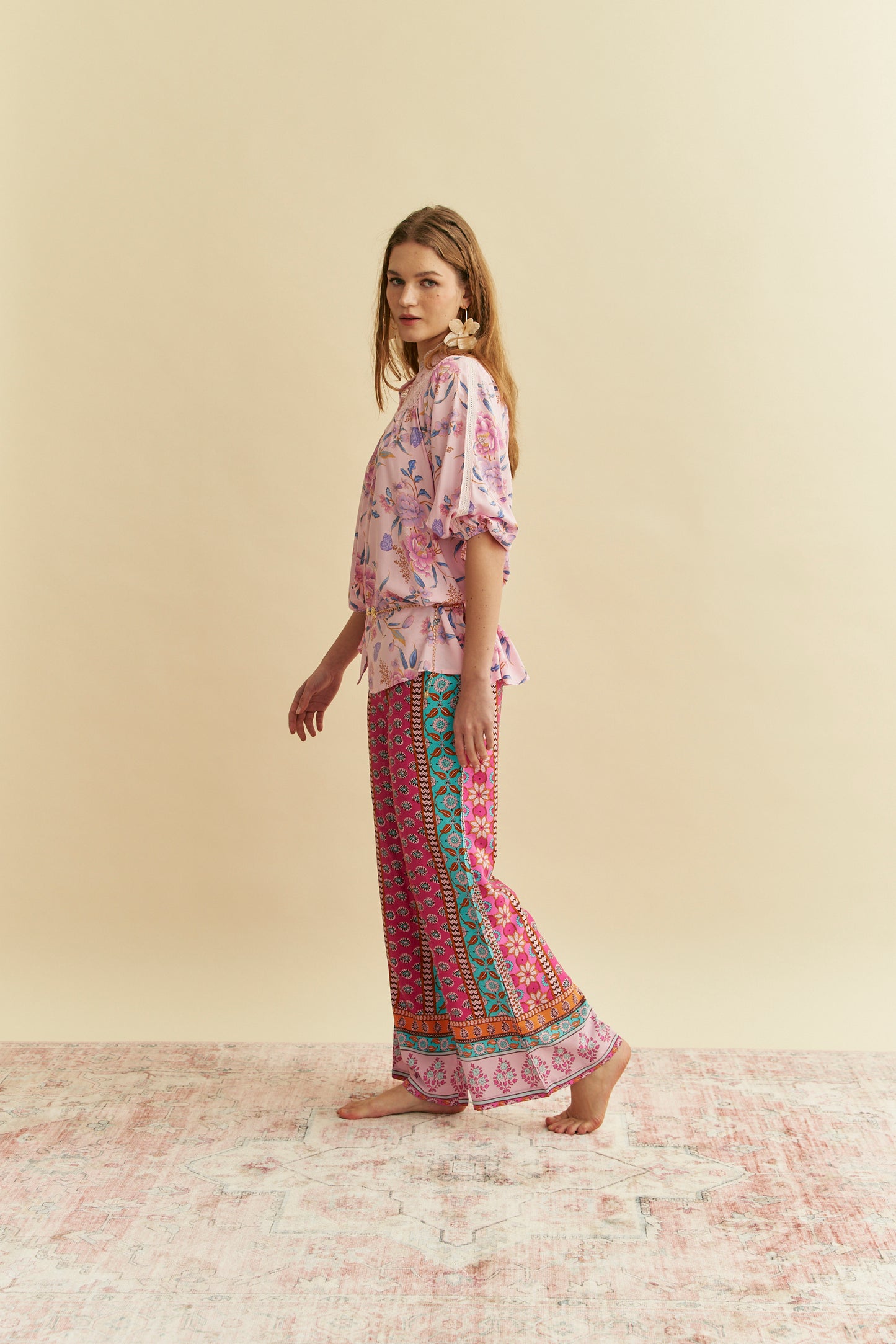 CEDELLA PRINT PANTS