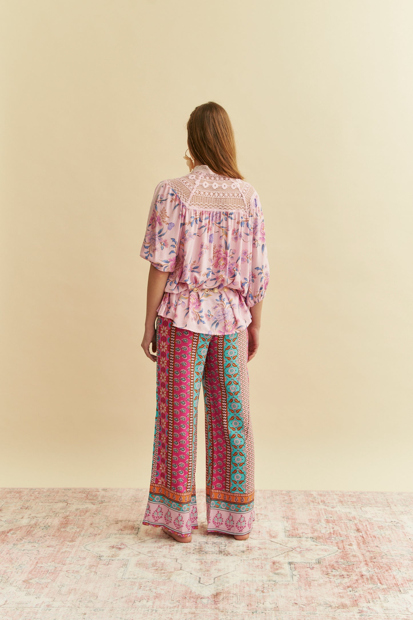 CEDELLA PRINT PANTS