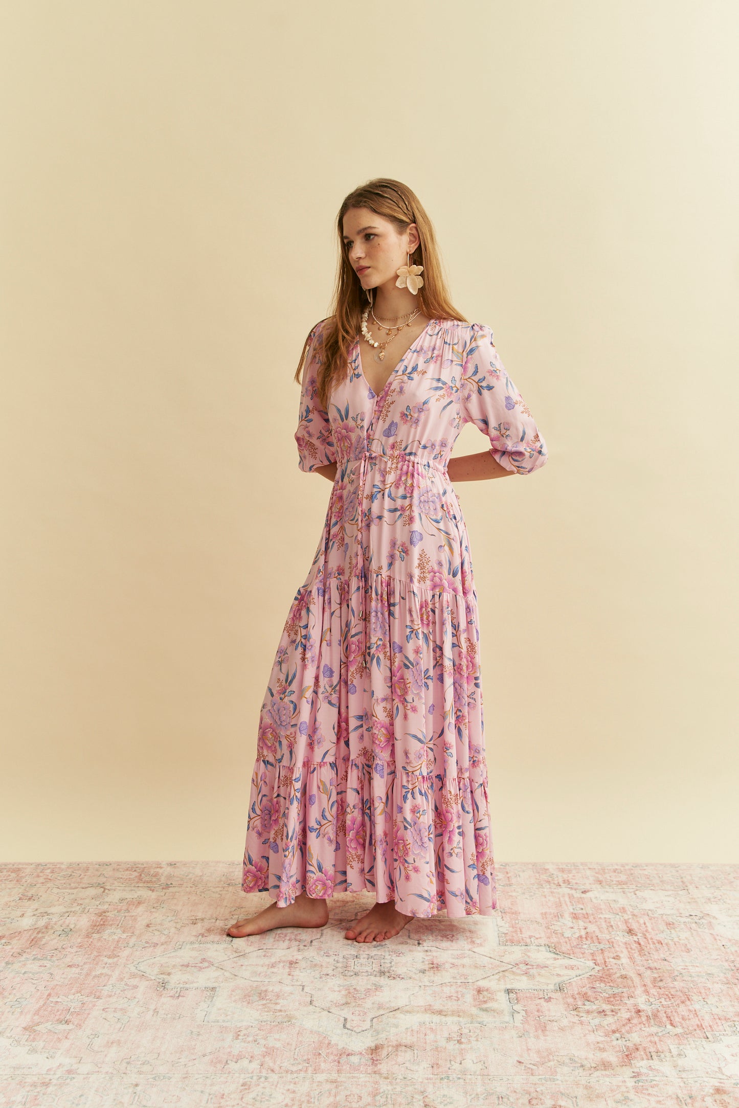 ENCHANTED BLOOMS PRINT TESSA MAXI