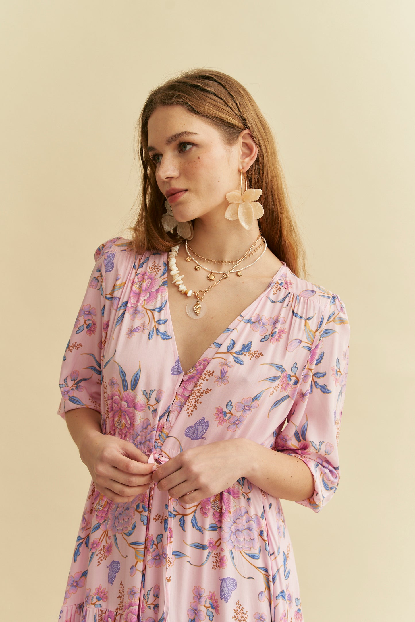 ENCHANTED BLOOMS PRINT TESSA MAXI