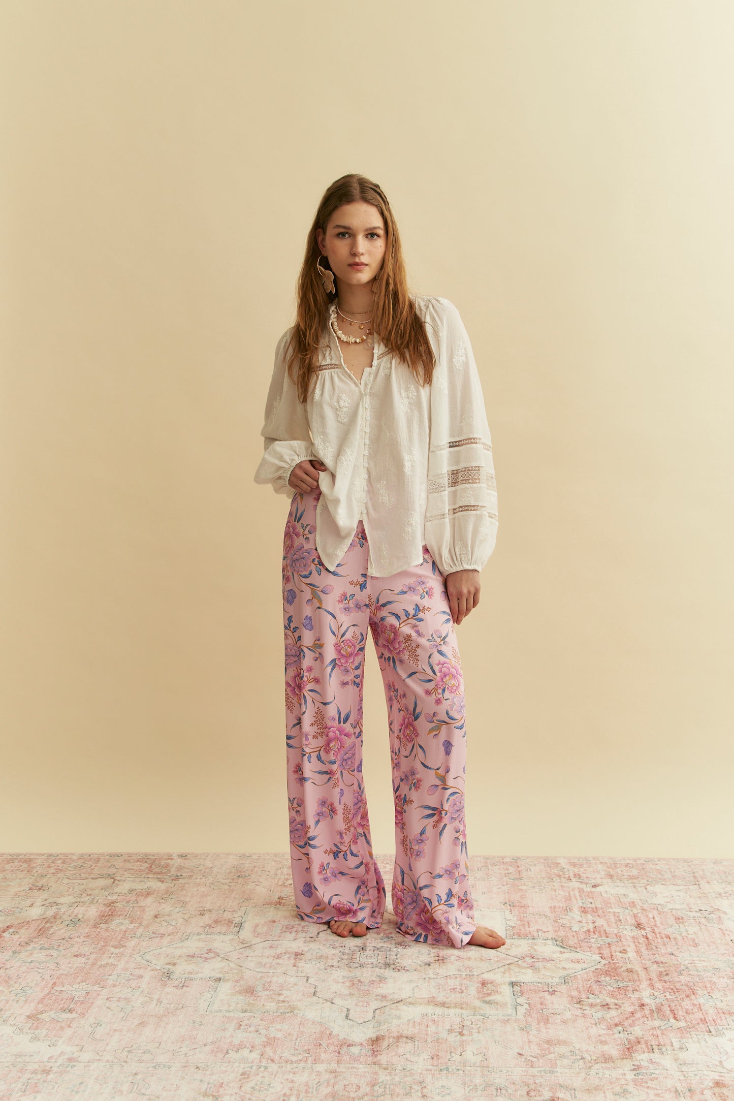 ENCHANTED BLOOMS PRINT JAX PANTS