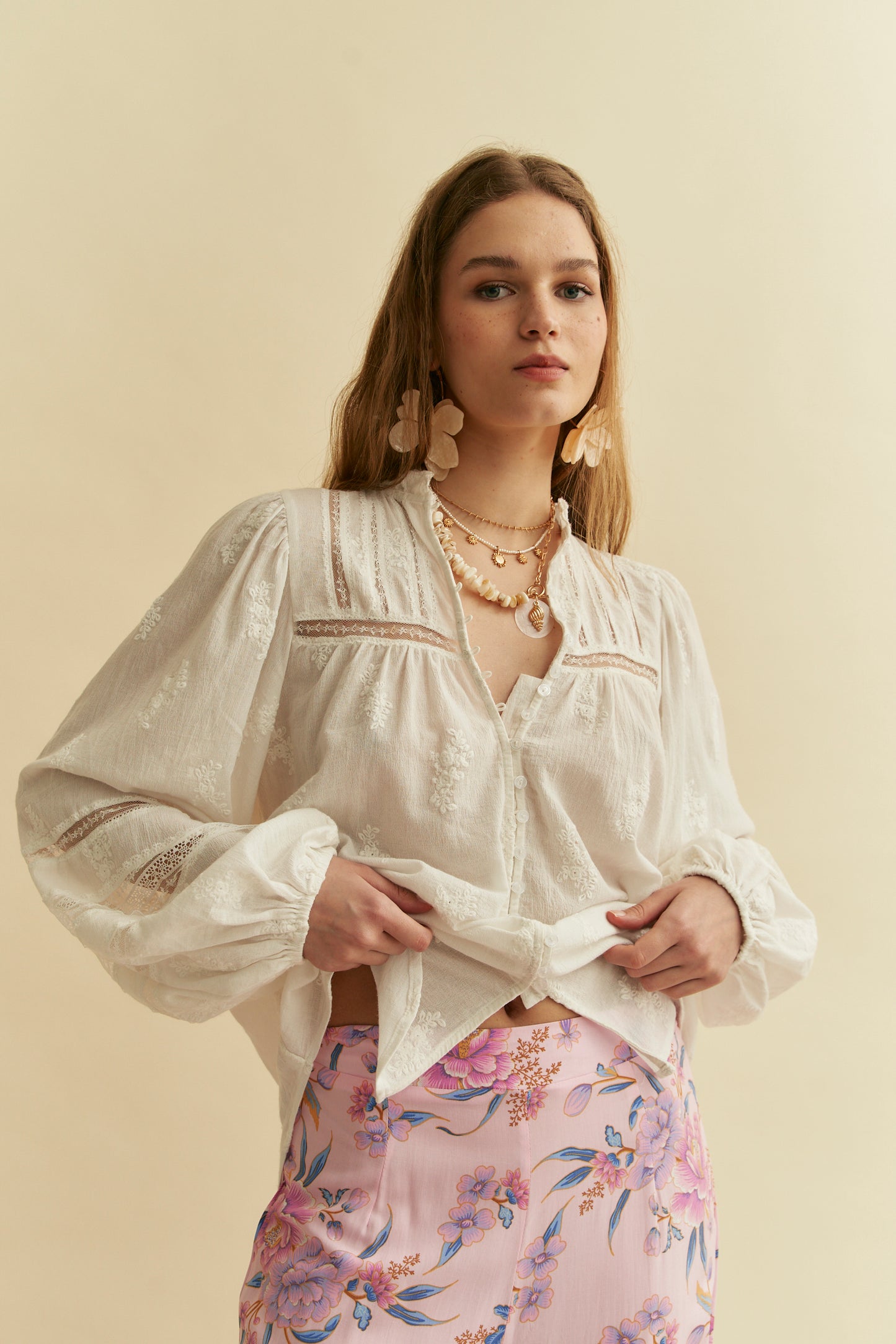 ENCHANTED BLOOMS PRINT JAX PANTS