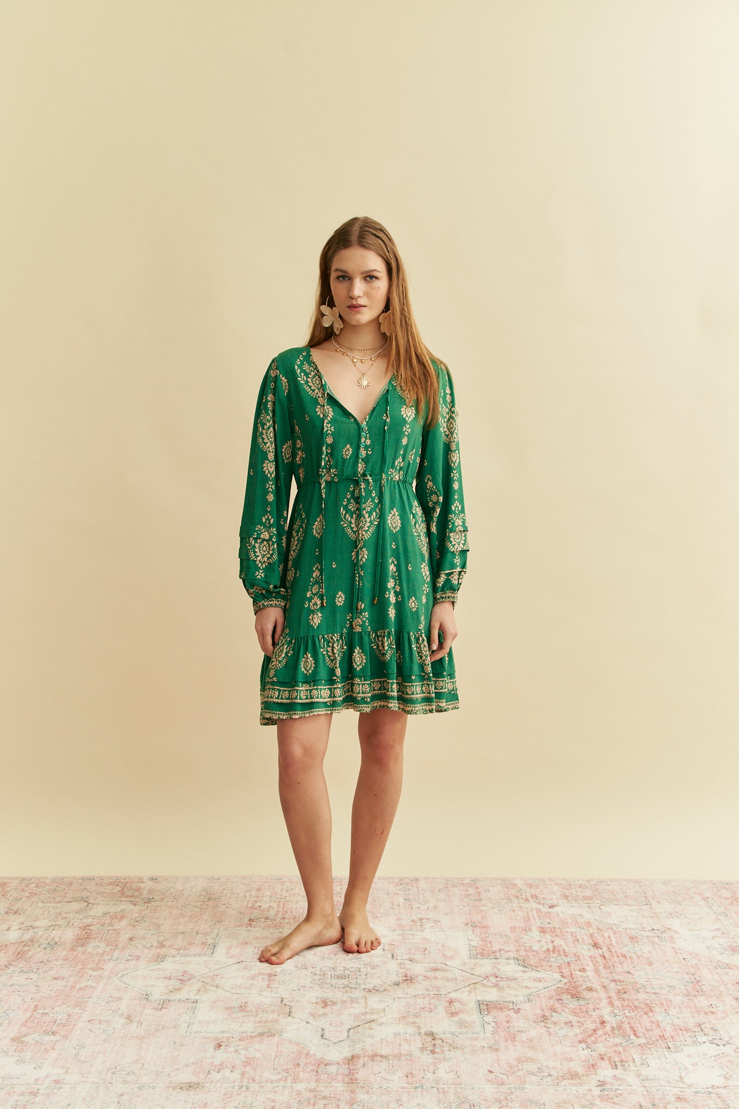 KIVA PRINT ABITO DRESS
