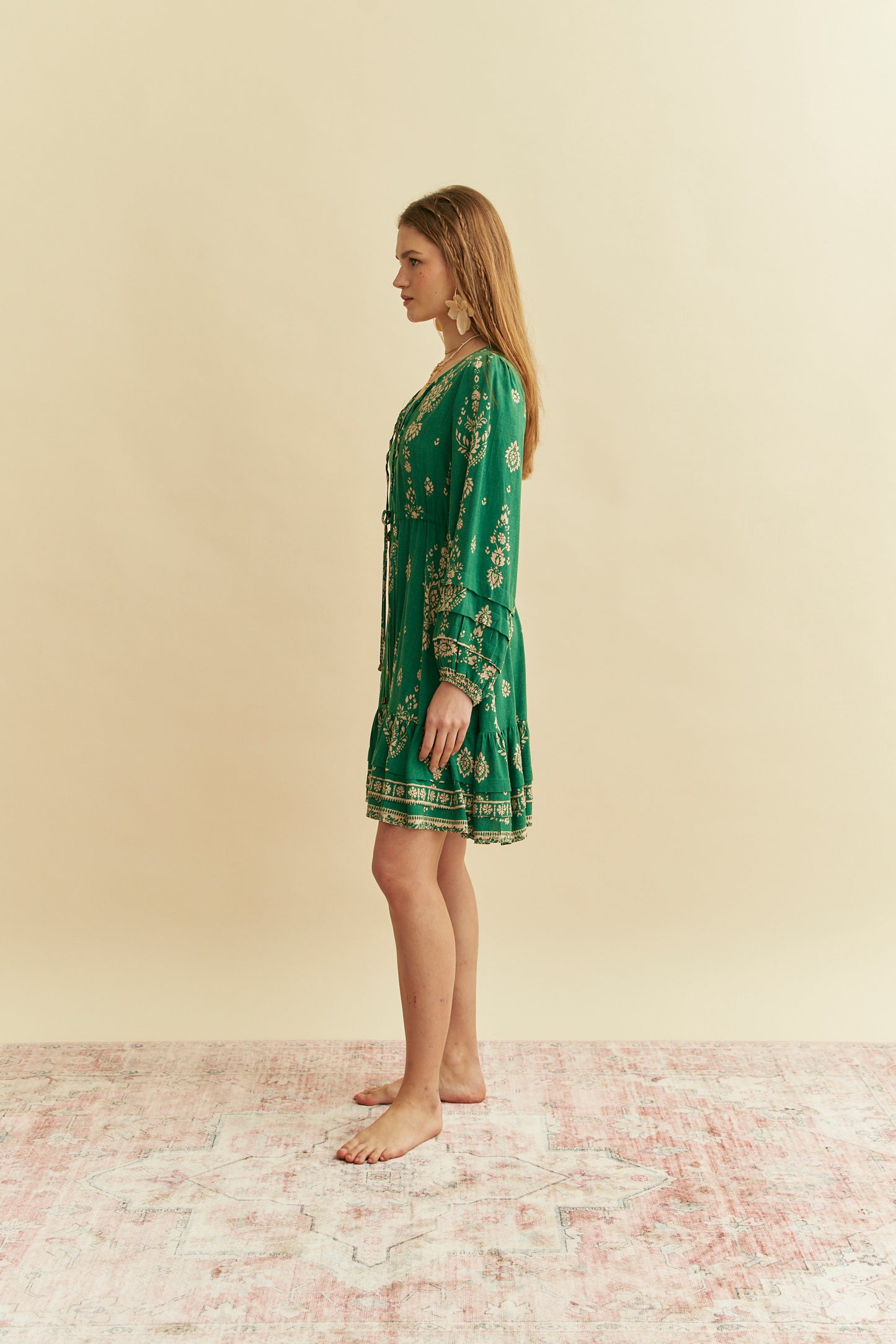 KIVA PRINT ABITO DRESS
