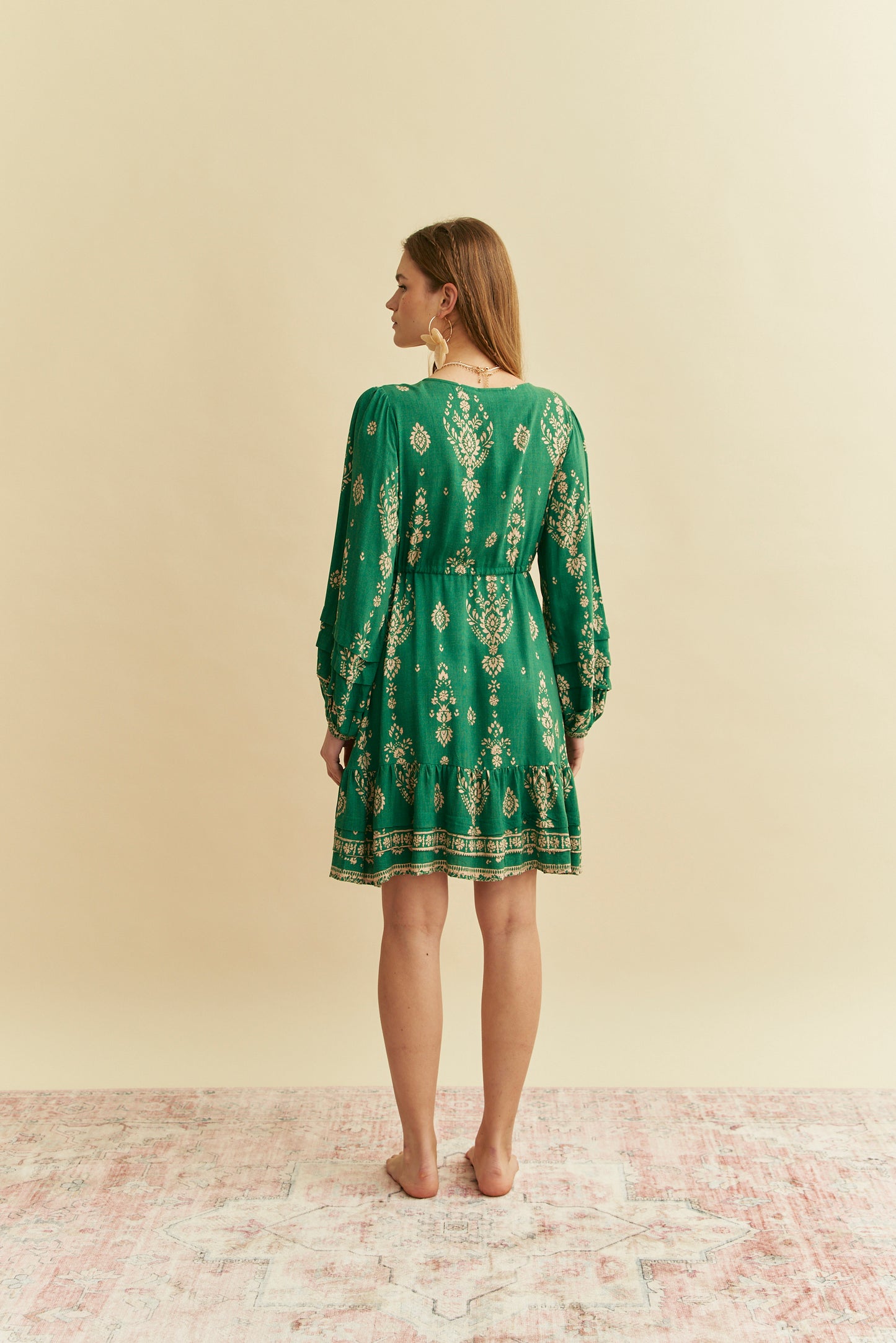 KIVA PRINT ABITO DRESS