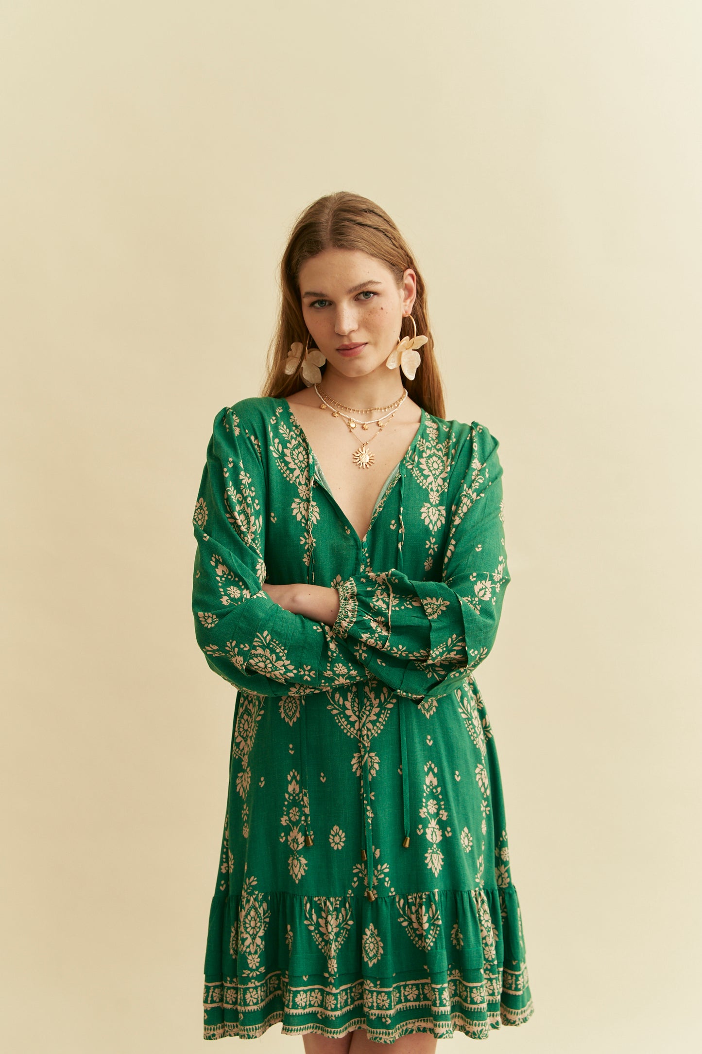 KIVA PRINT ABITO DRESS