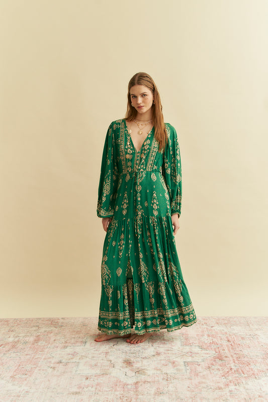 KIVA PRINT TERESA MAXI DRESS