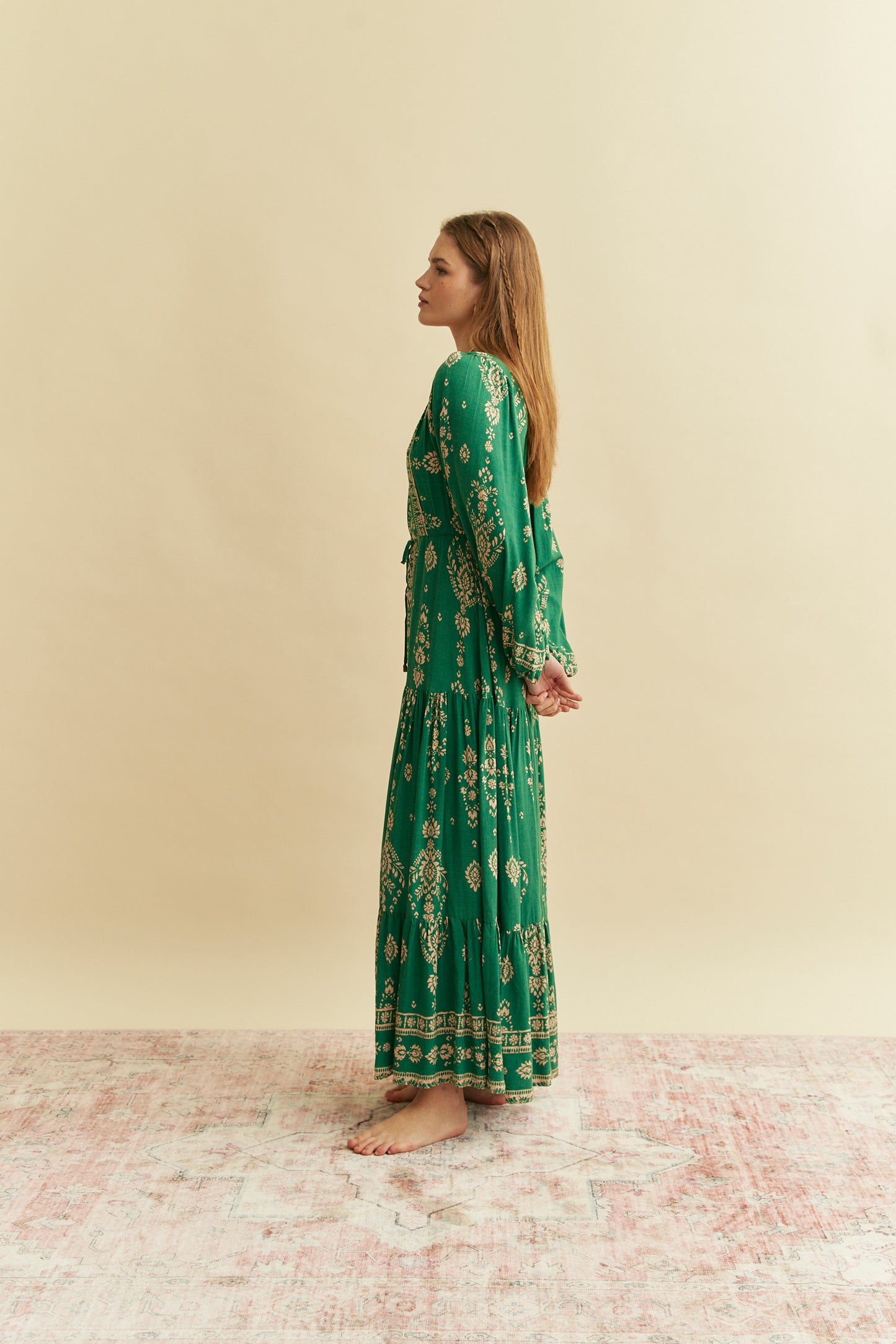 KIVA PRINT TERESA MAXI DRESS