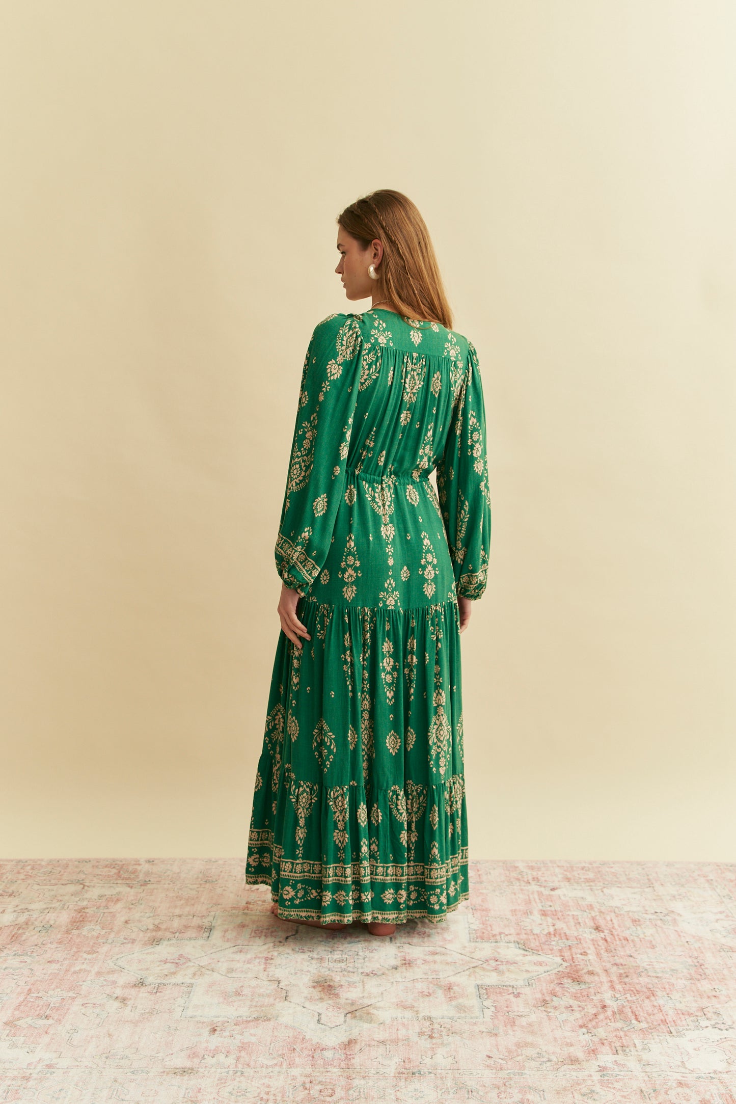 KIVA PRINT TERESA MAXI DRESS