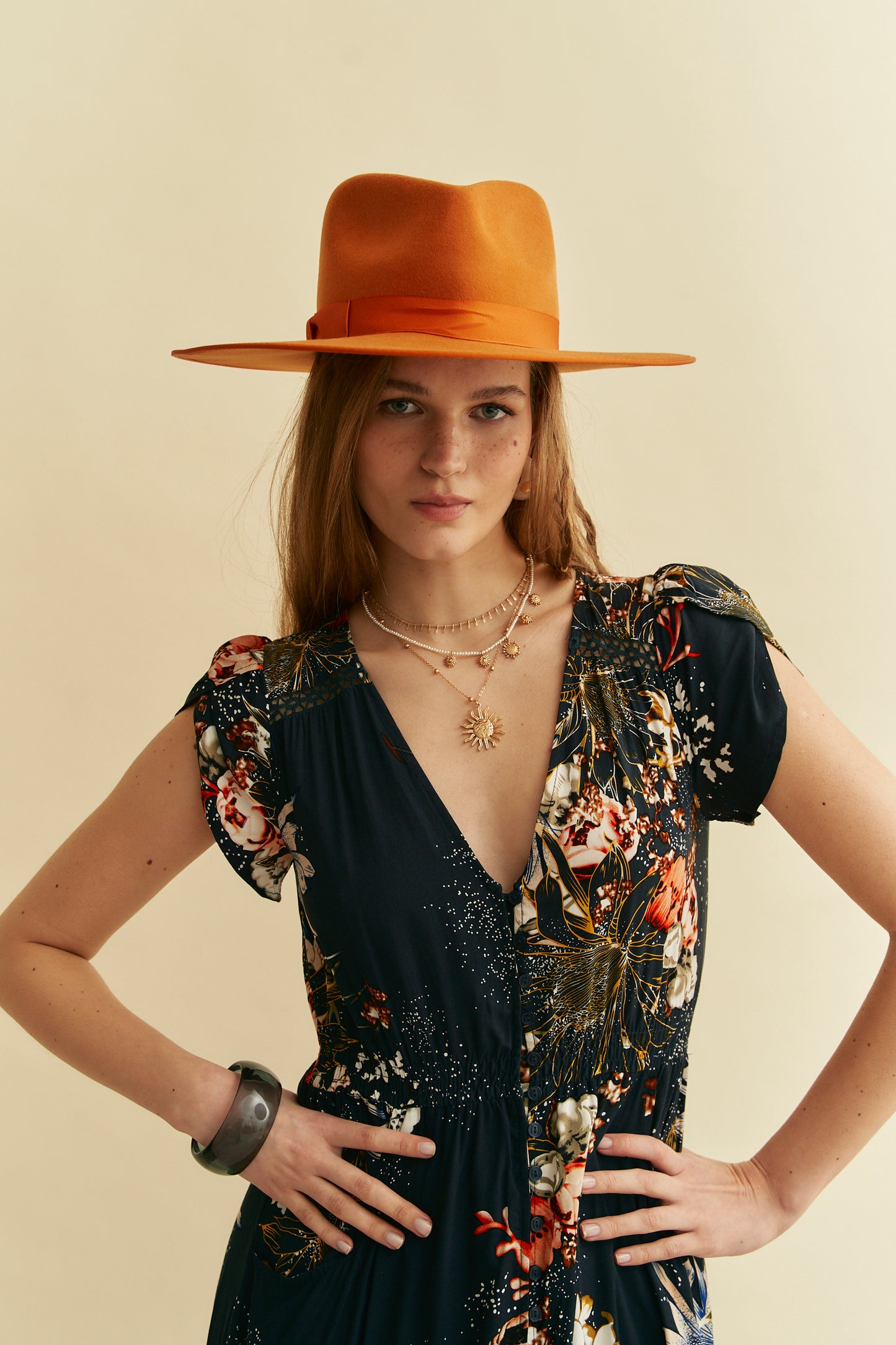 FLOWERBOMB PRINT CARMEN MAXI DRESS