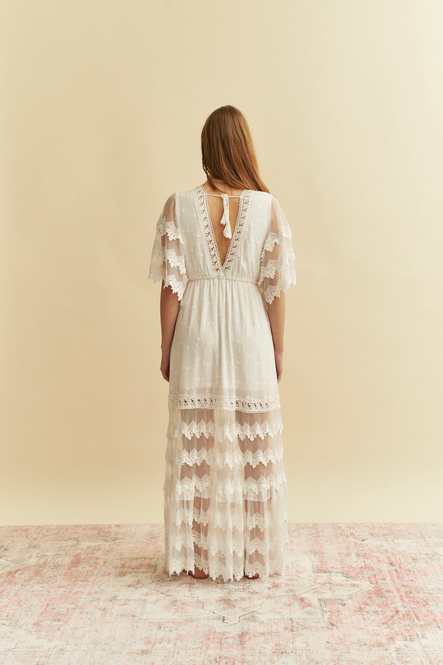 BUNGALOW WHITE MAXI DRESS
