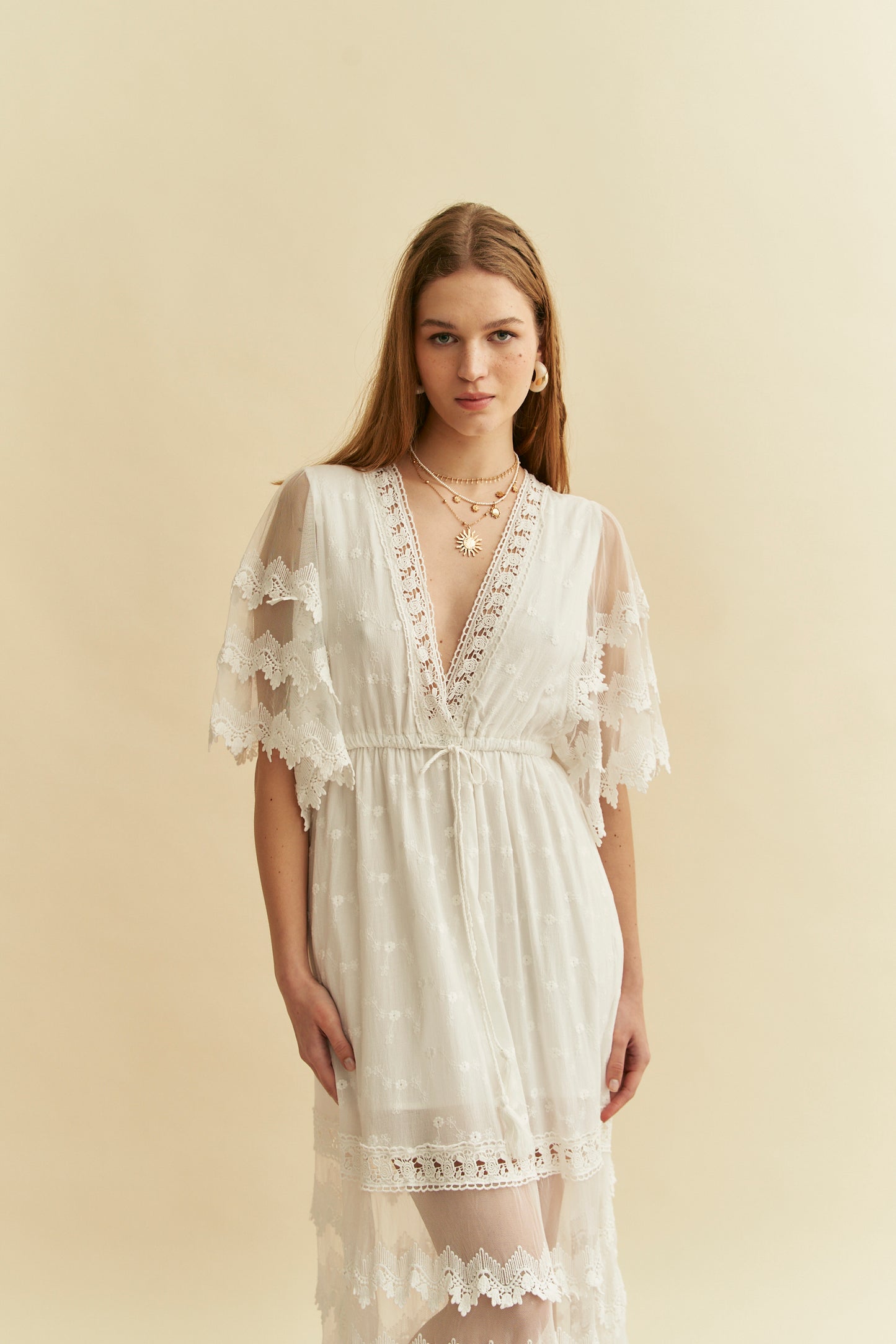 BUNGALOW WHITE MAXI DRESS