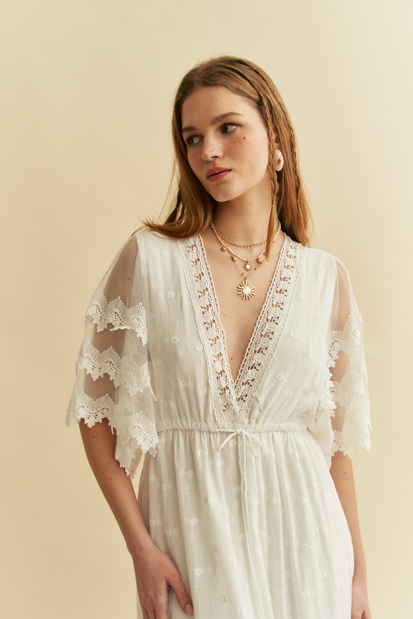 BUNGALOW WHITE MAXI DRESS