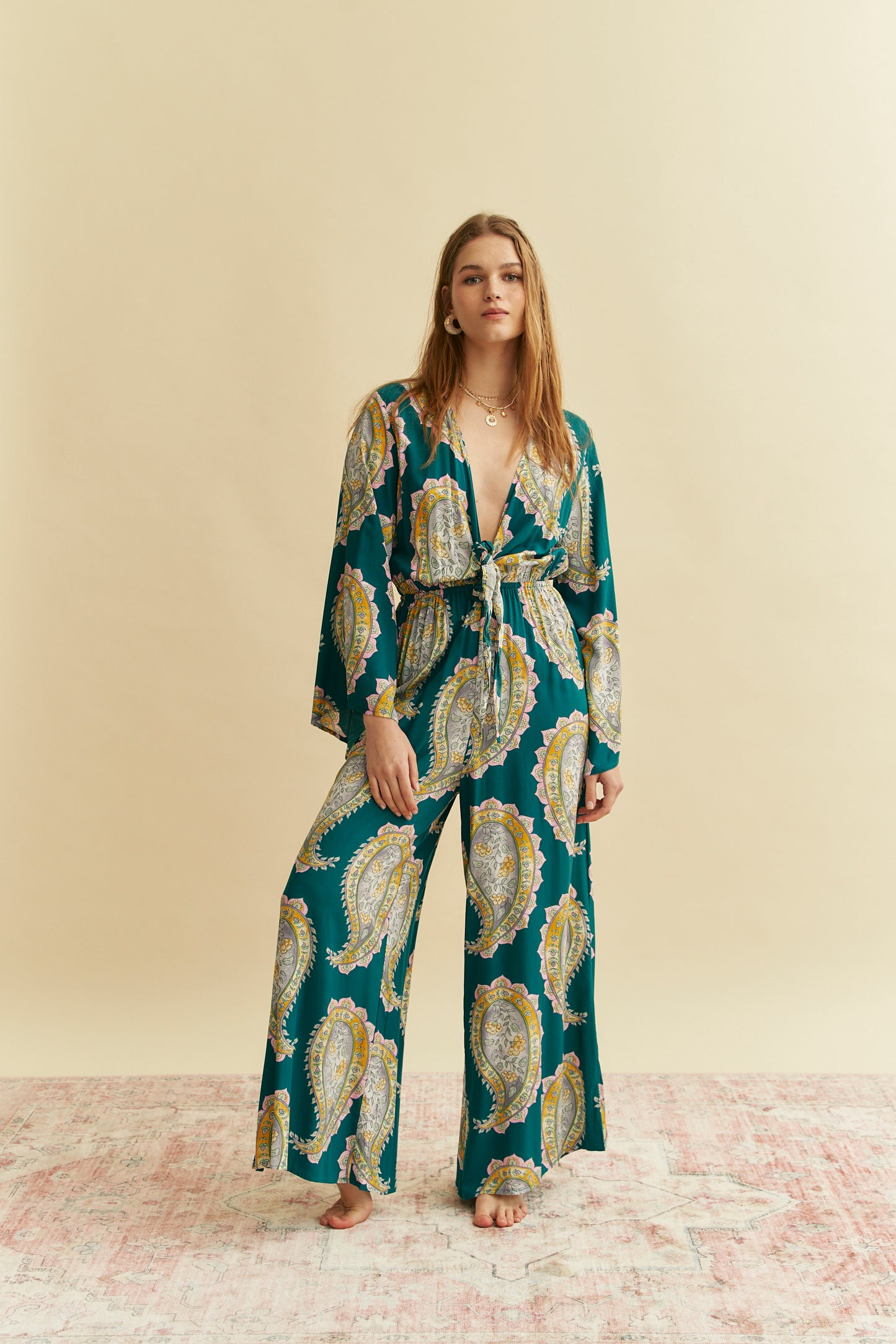 MAHALA PRINT HARLOW JUMPSUIT