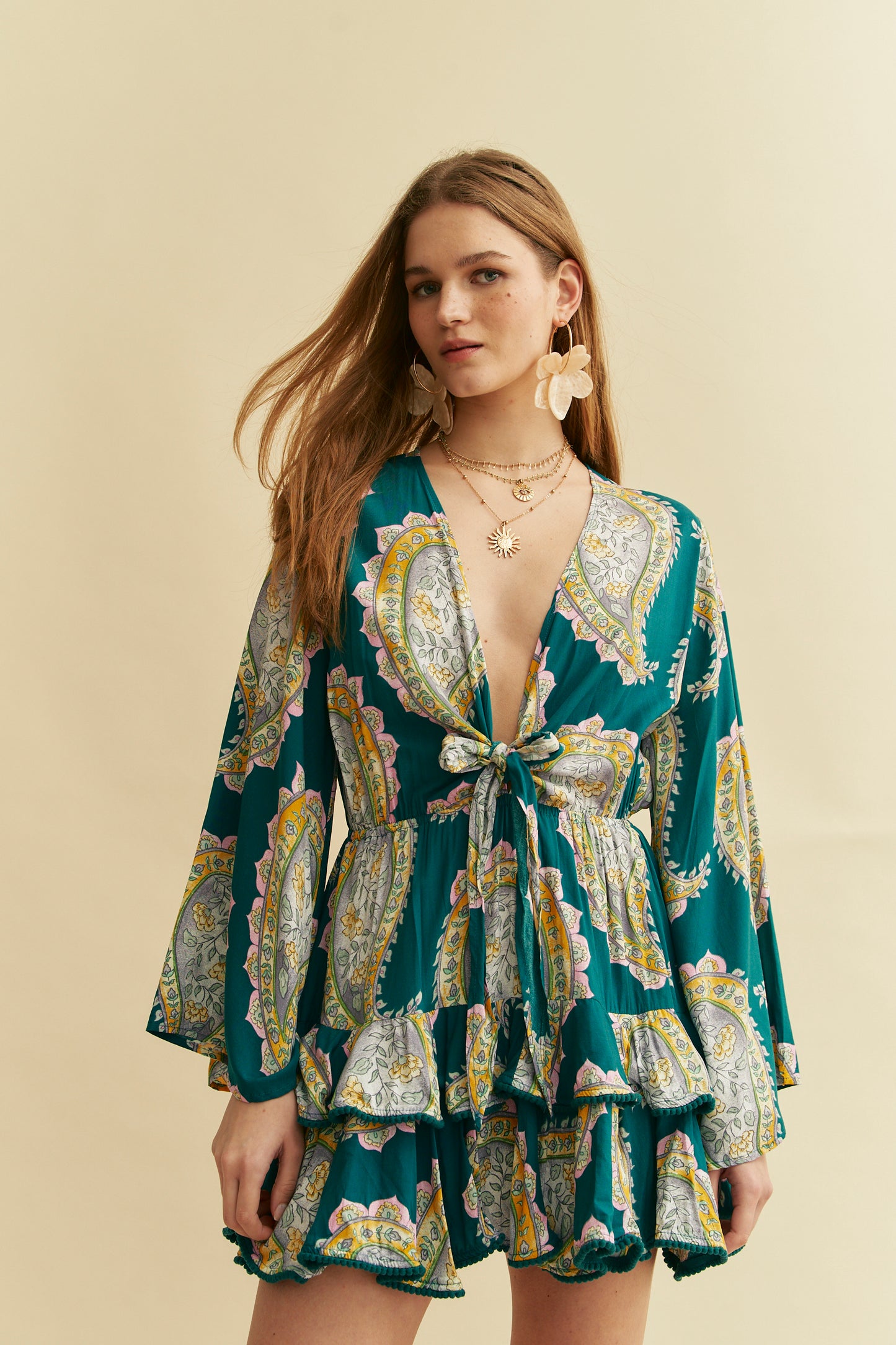 MAHALA PRINT FLORIN MINI DRES