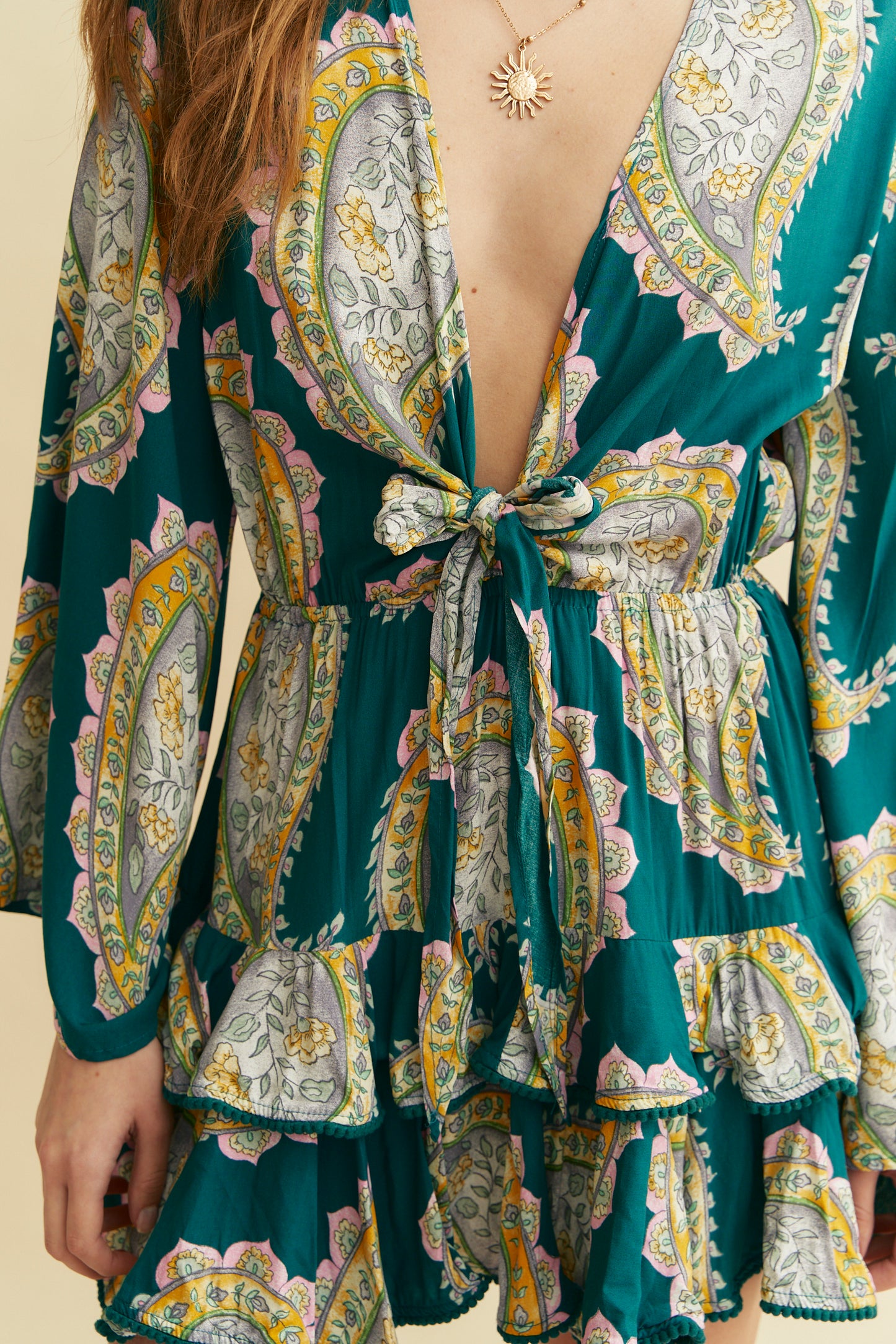 MAHALA PRINT FLORIN MINI DRES