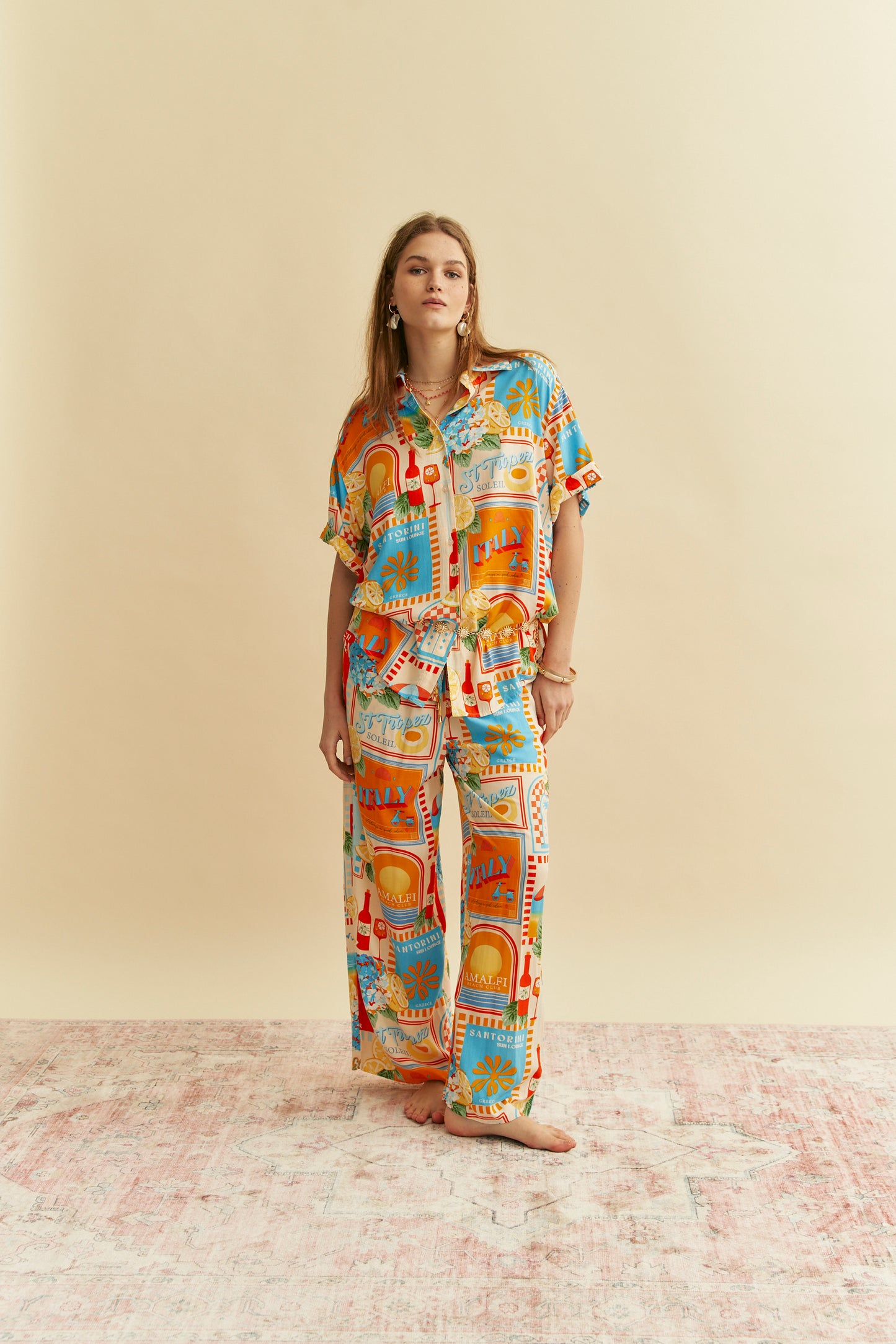 SUN LOUNGER PRINT LOLA SHIRT