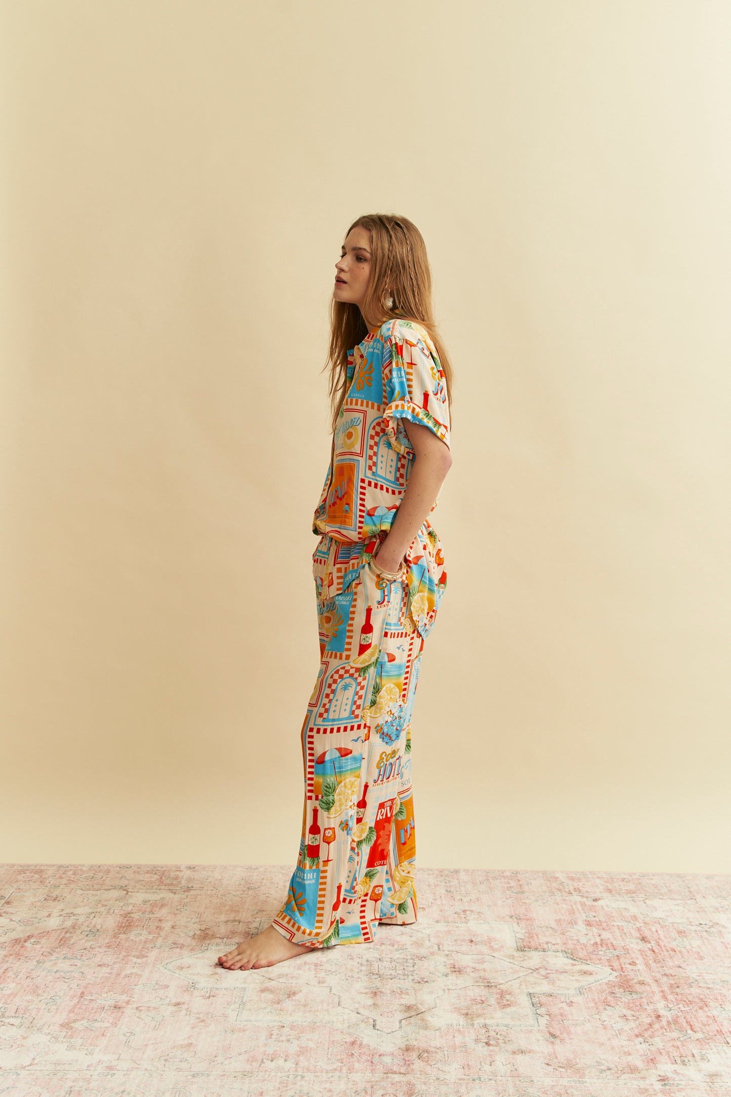 SUN LOUNGER PRINT CICI PANT