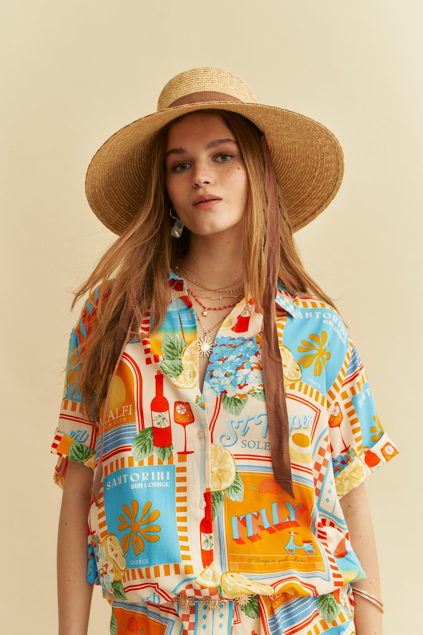 SUN LOUNGER PRINT LOLA SHIRT
