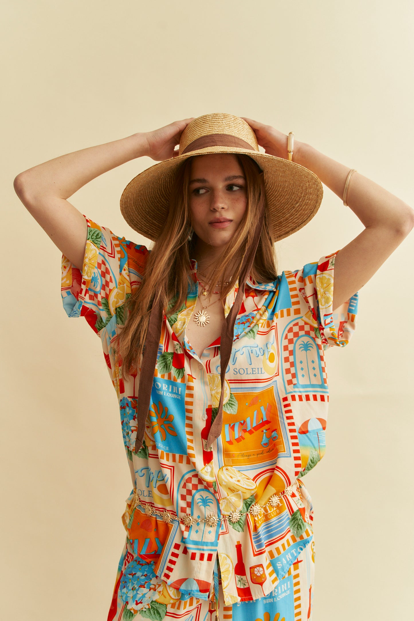 SUN LOUNGER PRINT LOLA SHIRT