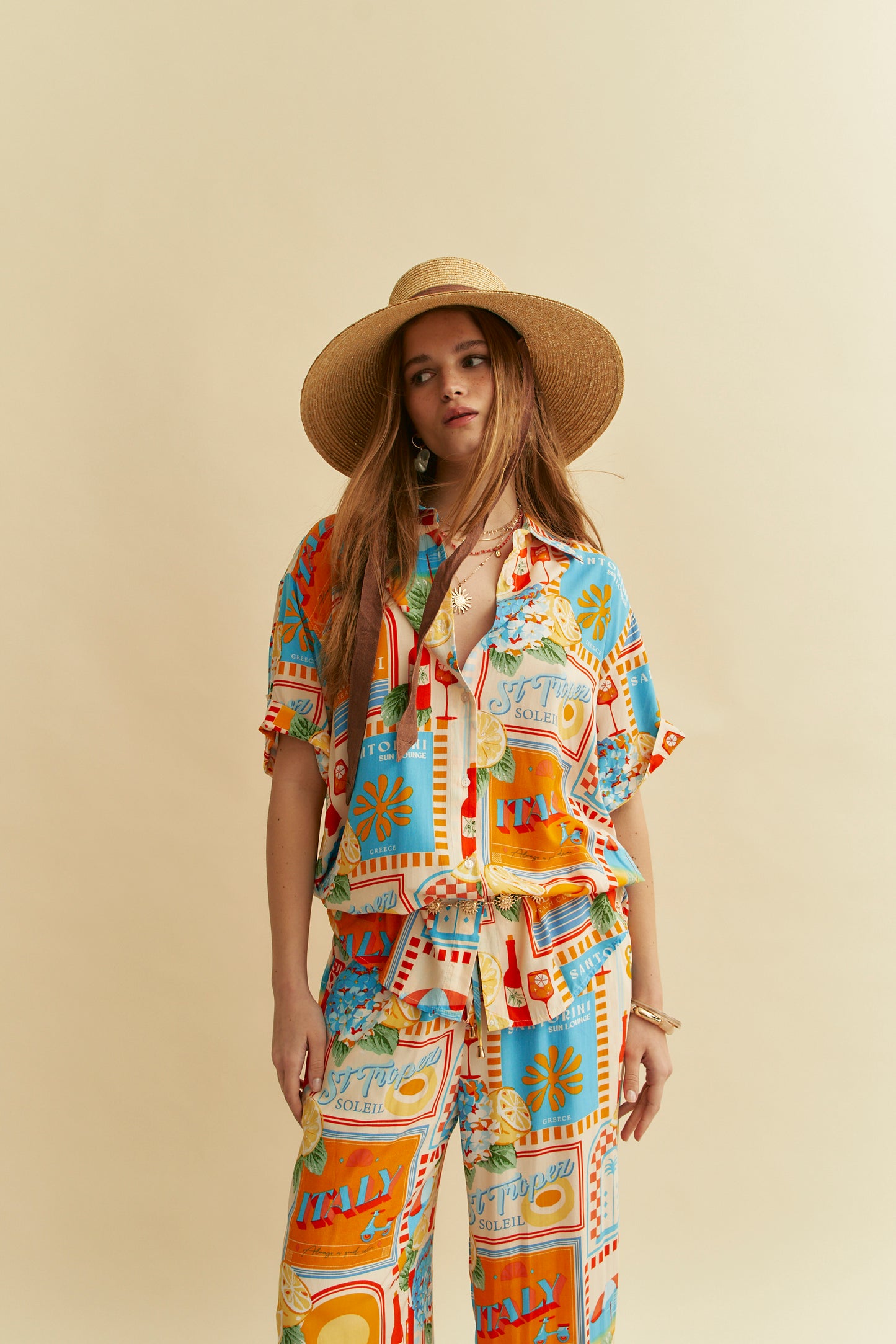 SUN LOUNGER PRINT LOLA SHIRT