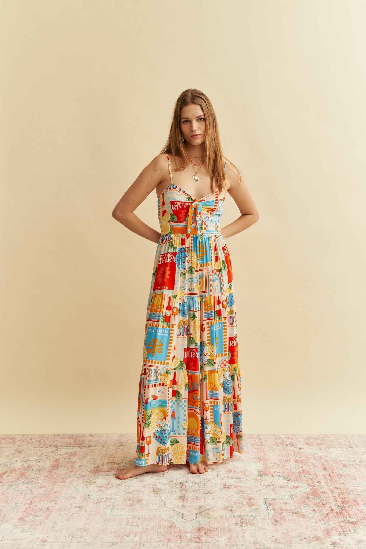SUN LOUNGER PRINT BAMBI MAXI
