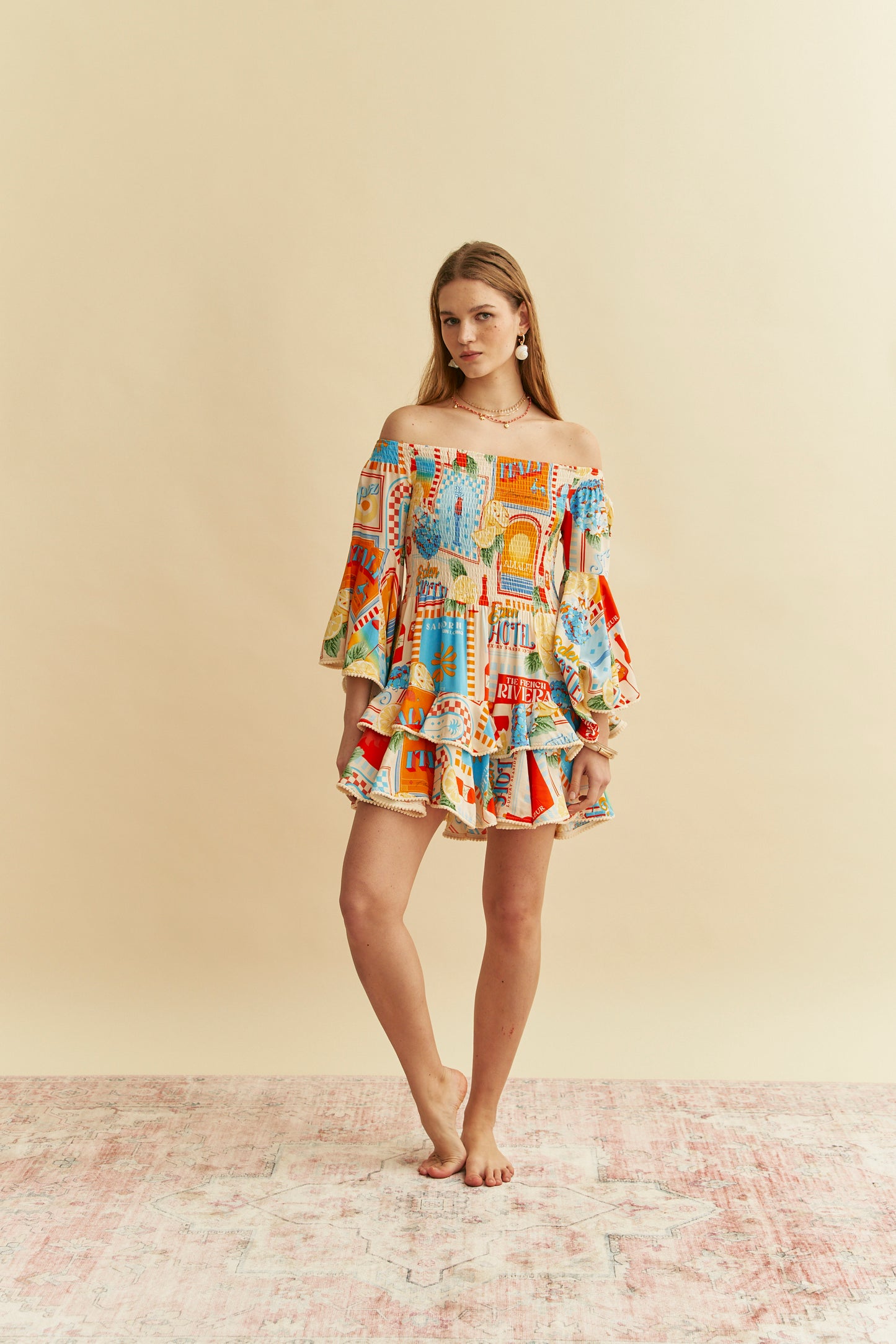 SUN LOUNGER PRINT PRIMROSE MINI