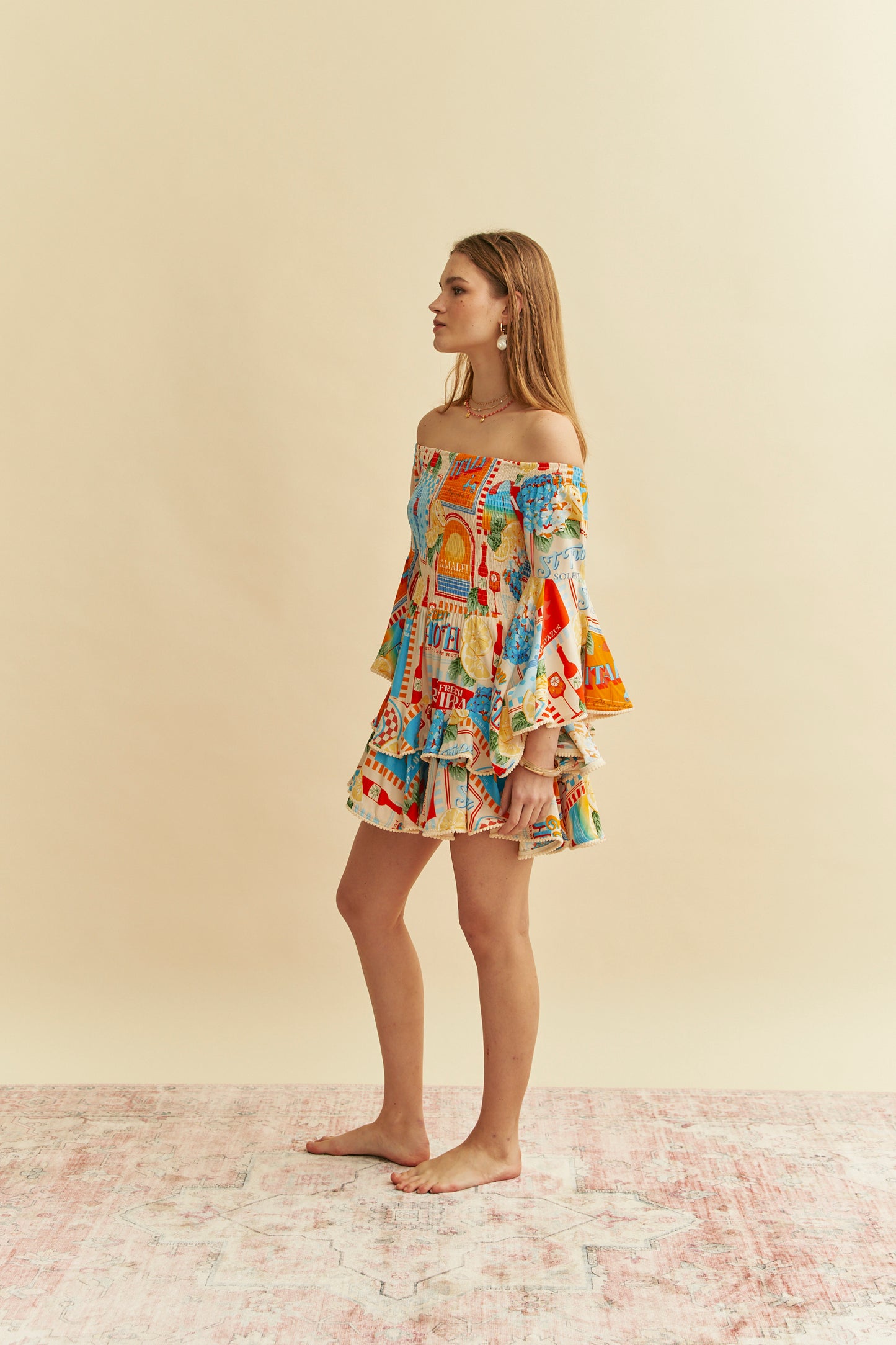 SUN LOUNGER PRINT PRIMROSE MINI