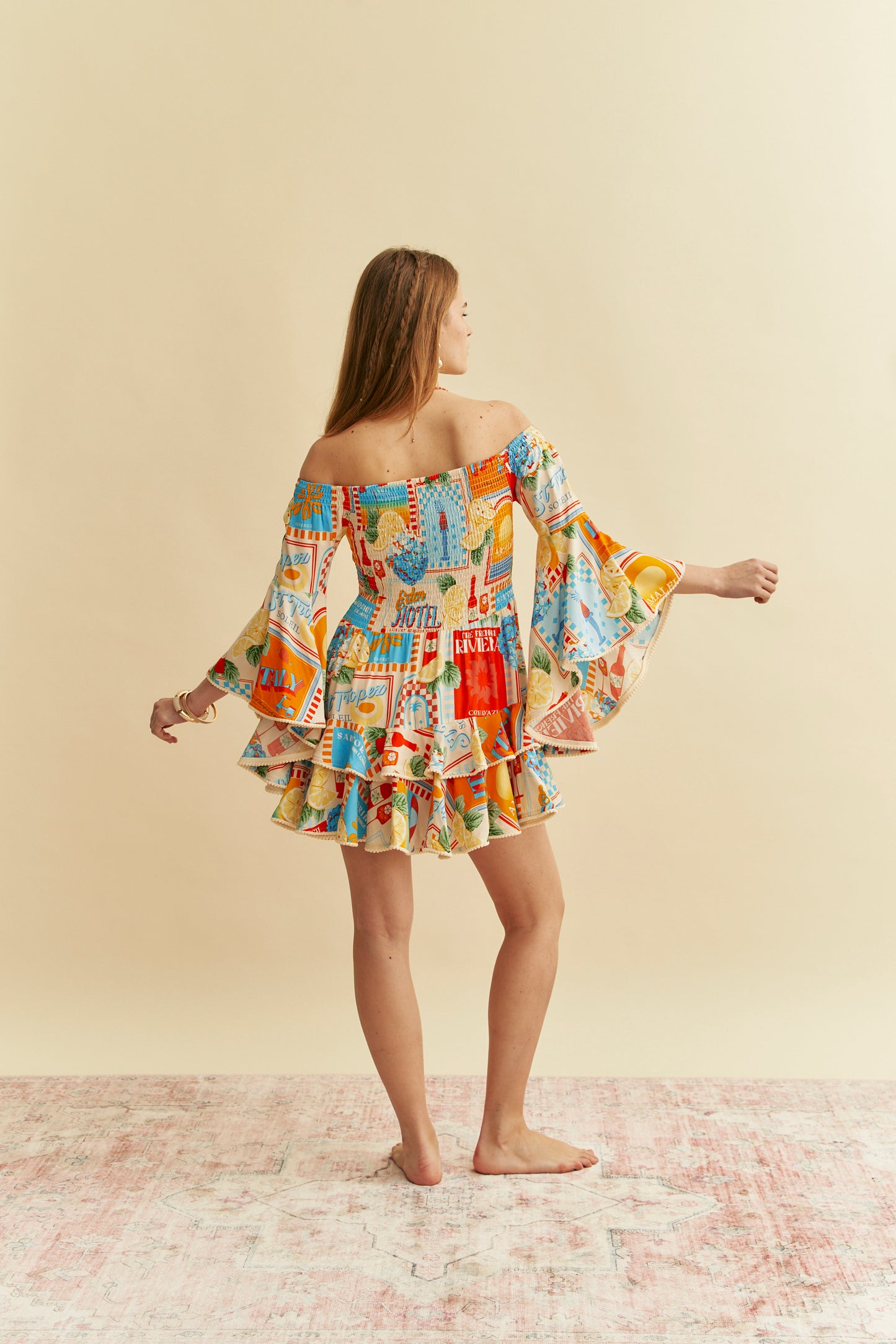 SUN LOUNGER PRINT PRIMROSE MINI