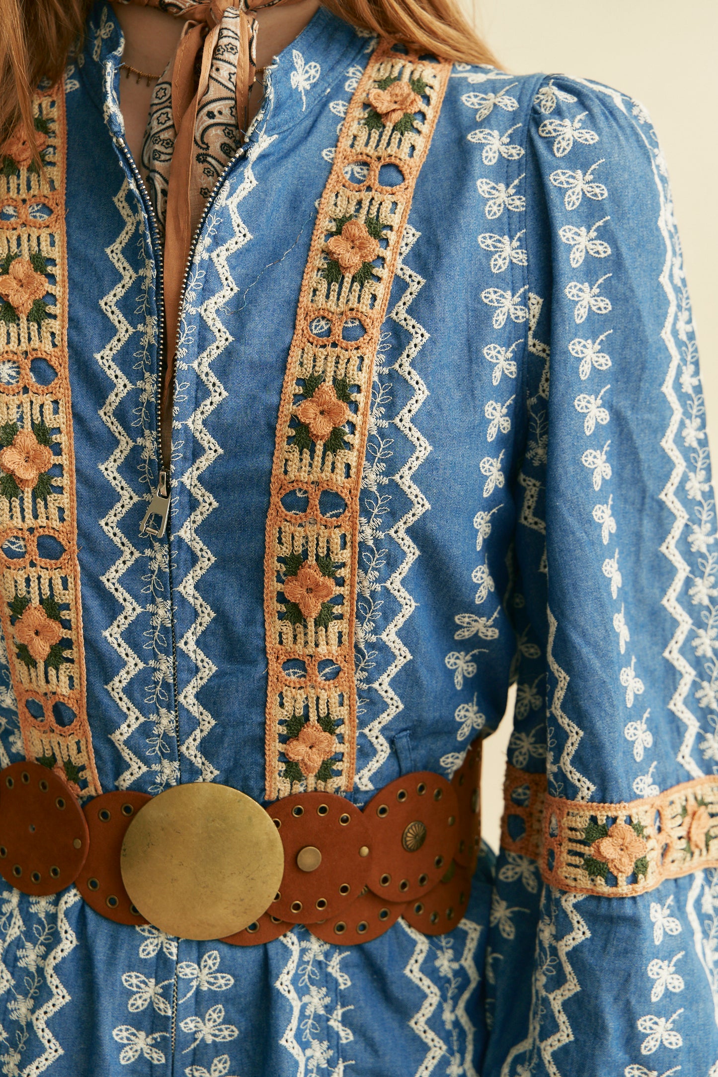 BOHEMIAN BLUES SAPPHIRE PLAYSUIT
