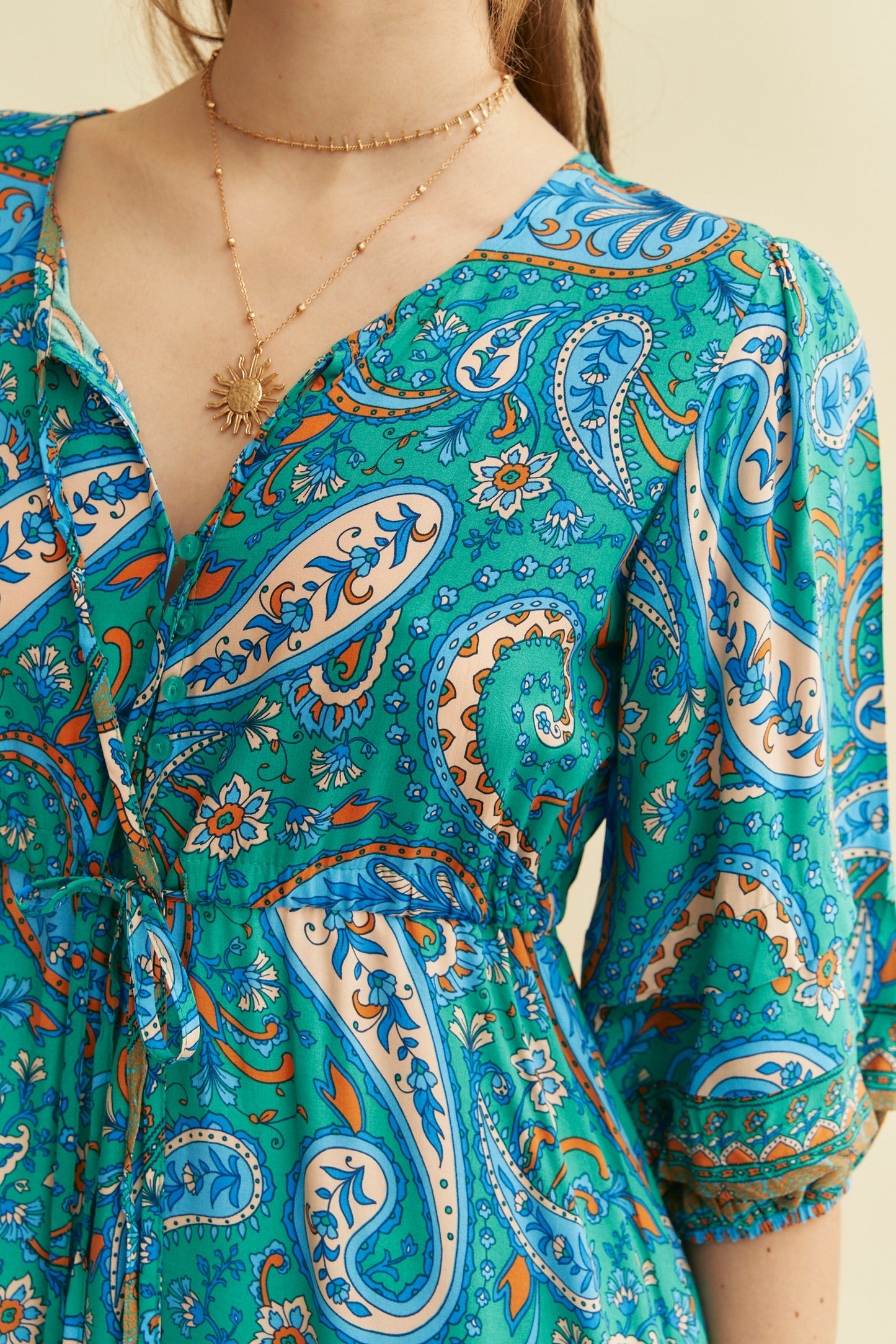 RUMOURS PRINT FAITH MINI DRESS