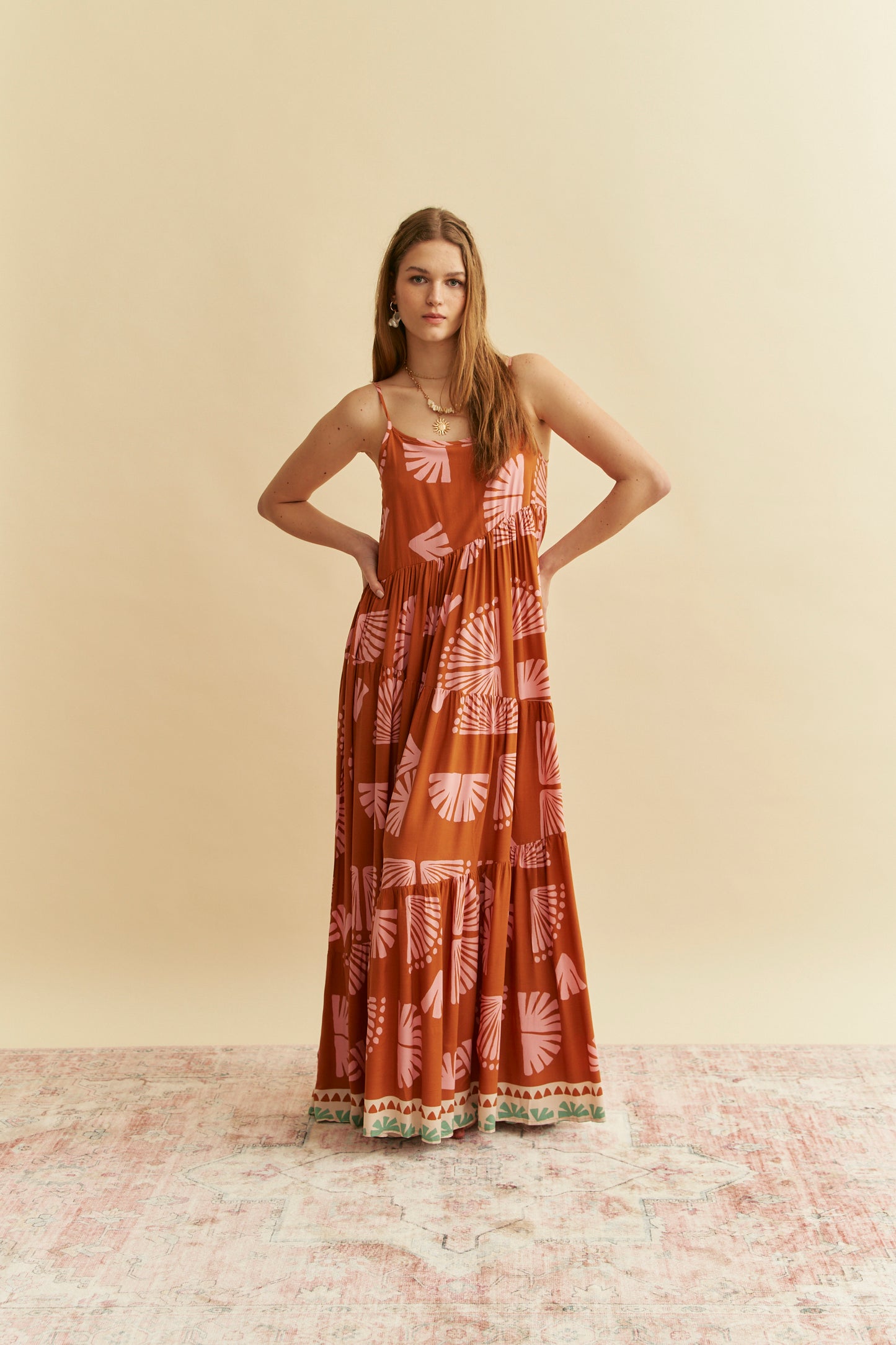 SUGA PRINT WINONA MAXI DRESS