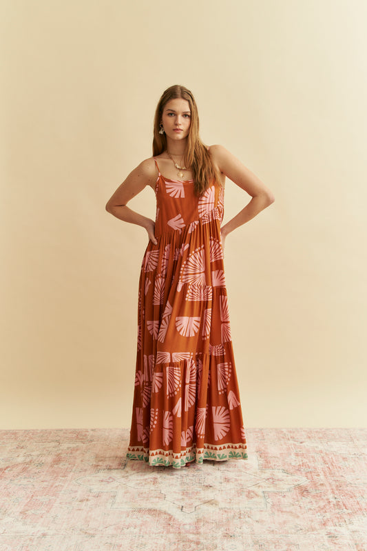 SUGA PRINT WINONA MAXI DRESS